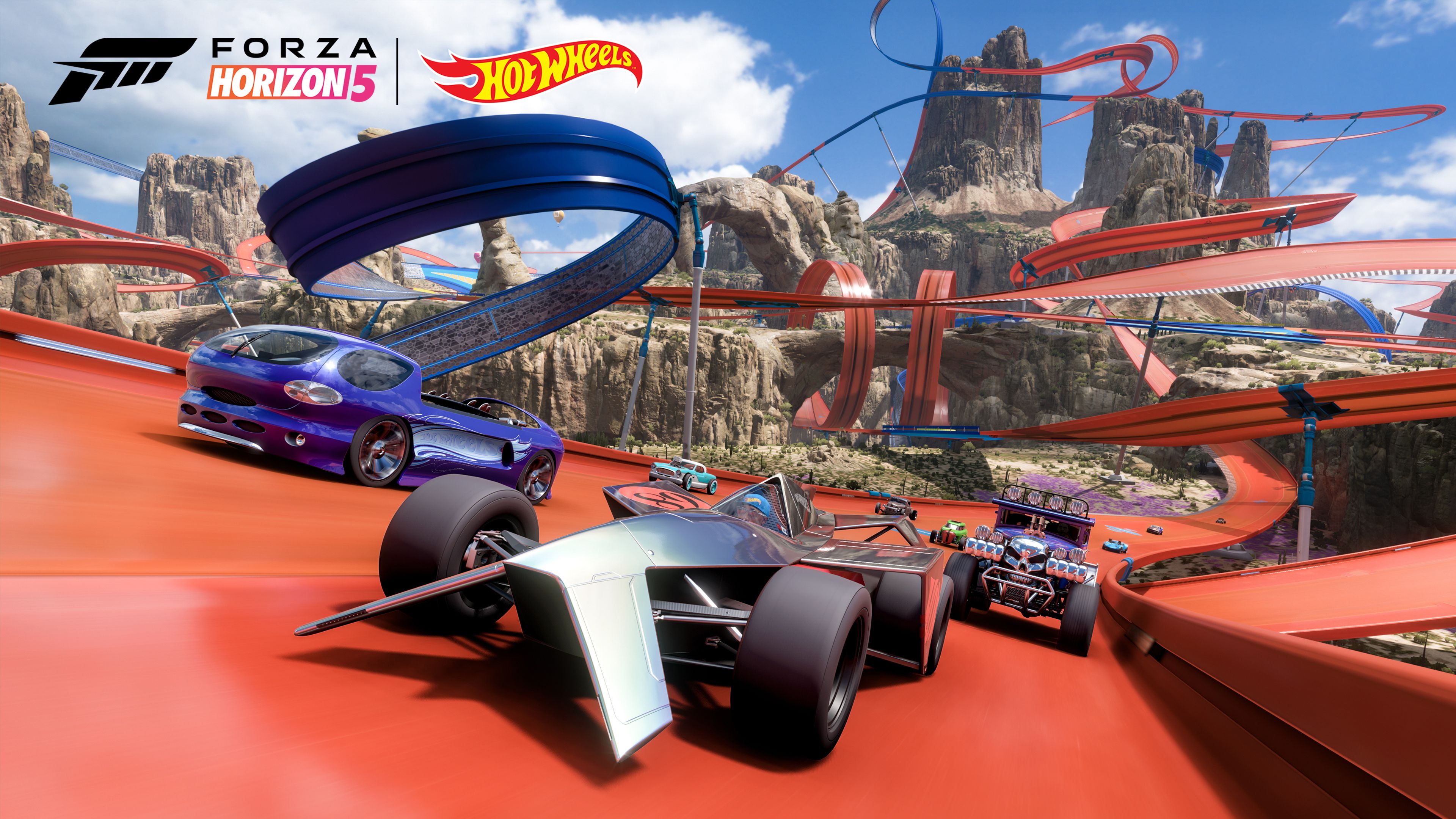 Forza Horizon 5 Video Games CGi Car Racing Hot Wheels 3840x2160