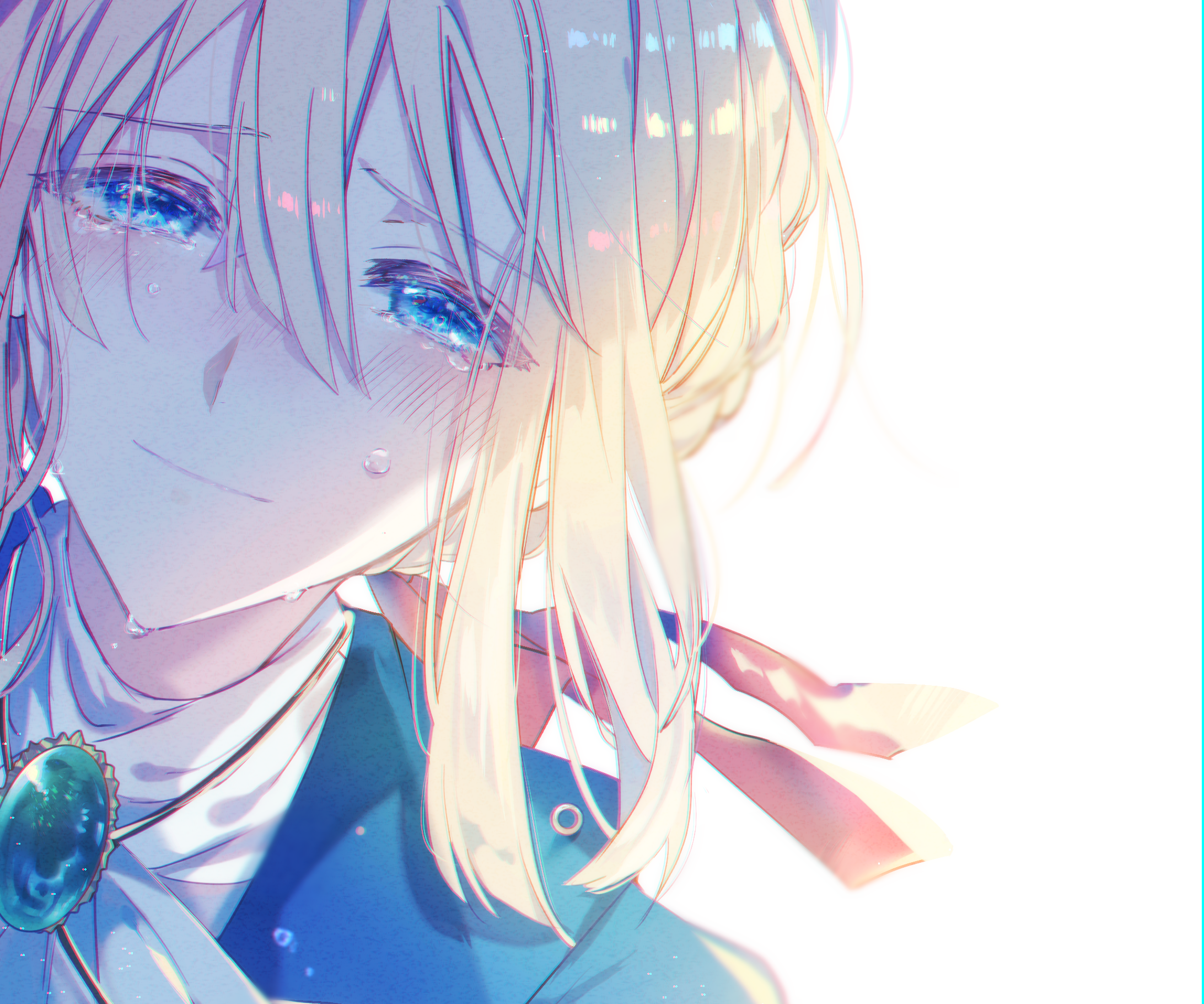 Violet Evergarden Character Crying 2184x1820