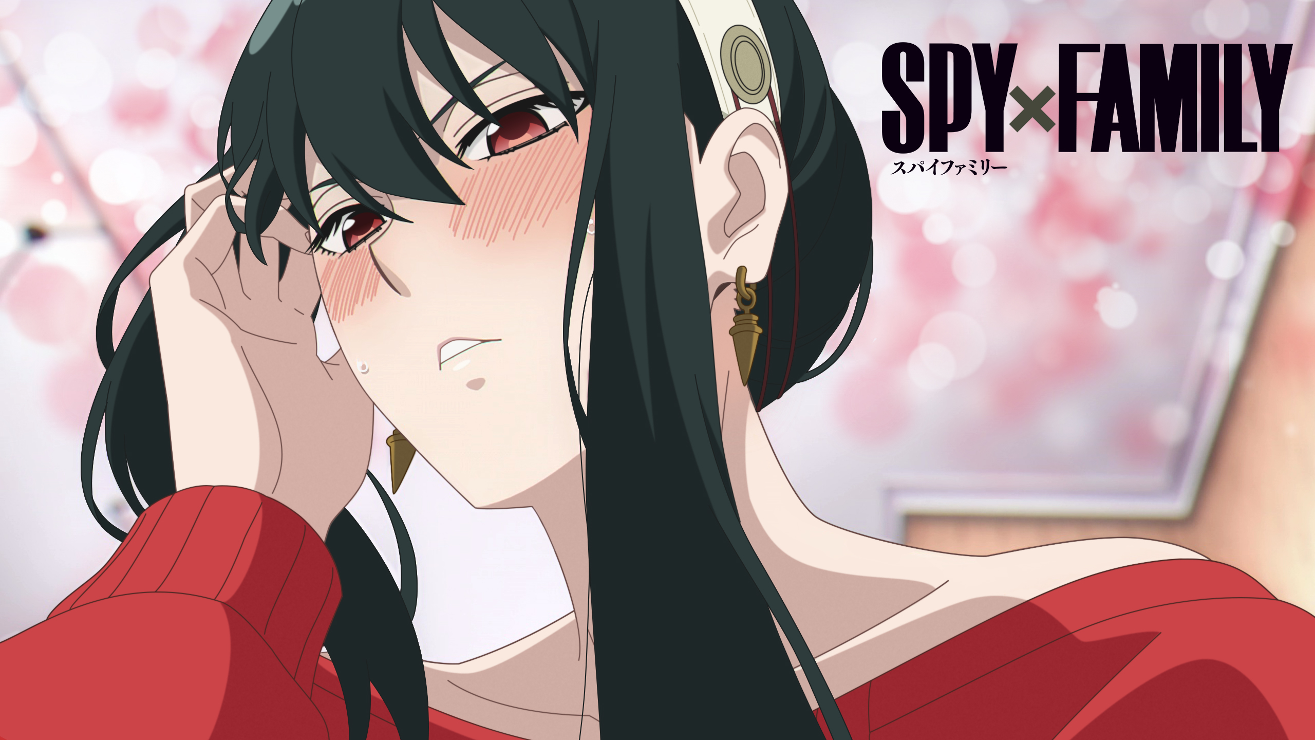 Anime Girls Yor Forger Red Eyes Spy X Family Anime Japanese 2560x1440