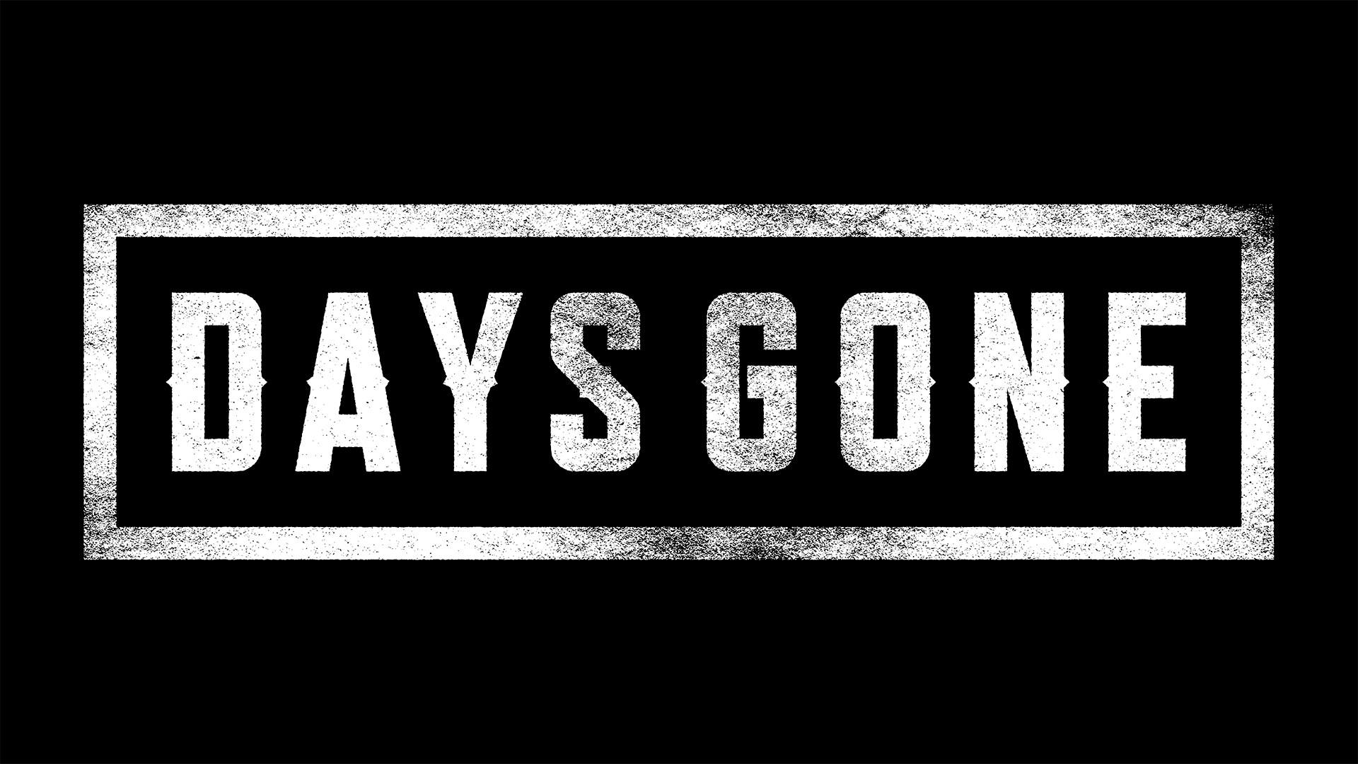 Days Gone Video Games Typography Black Background Simple Background Minimalism 1920x1080