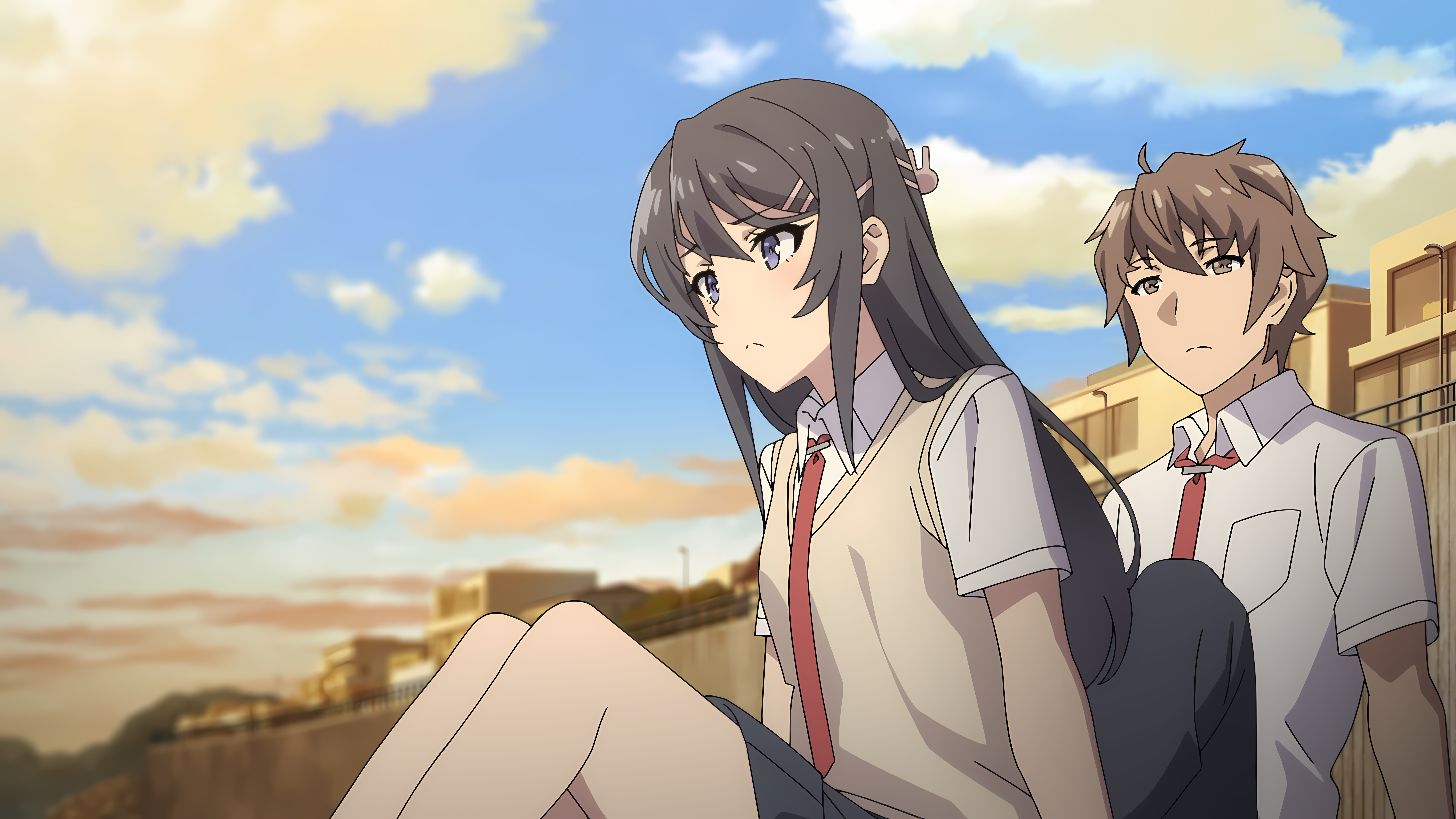Sakurajima Mai Seishun Buta Yar Wa Bunny Girl Senpai No Yume Wo Minai Anime Anime Girls Anime Boys A 7680x4320