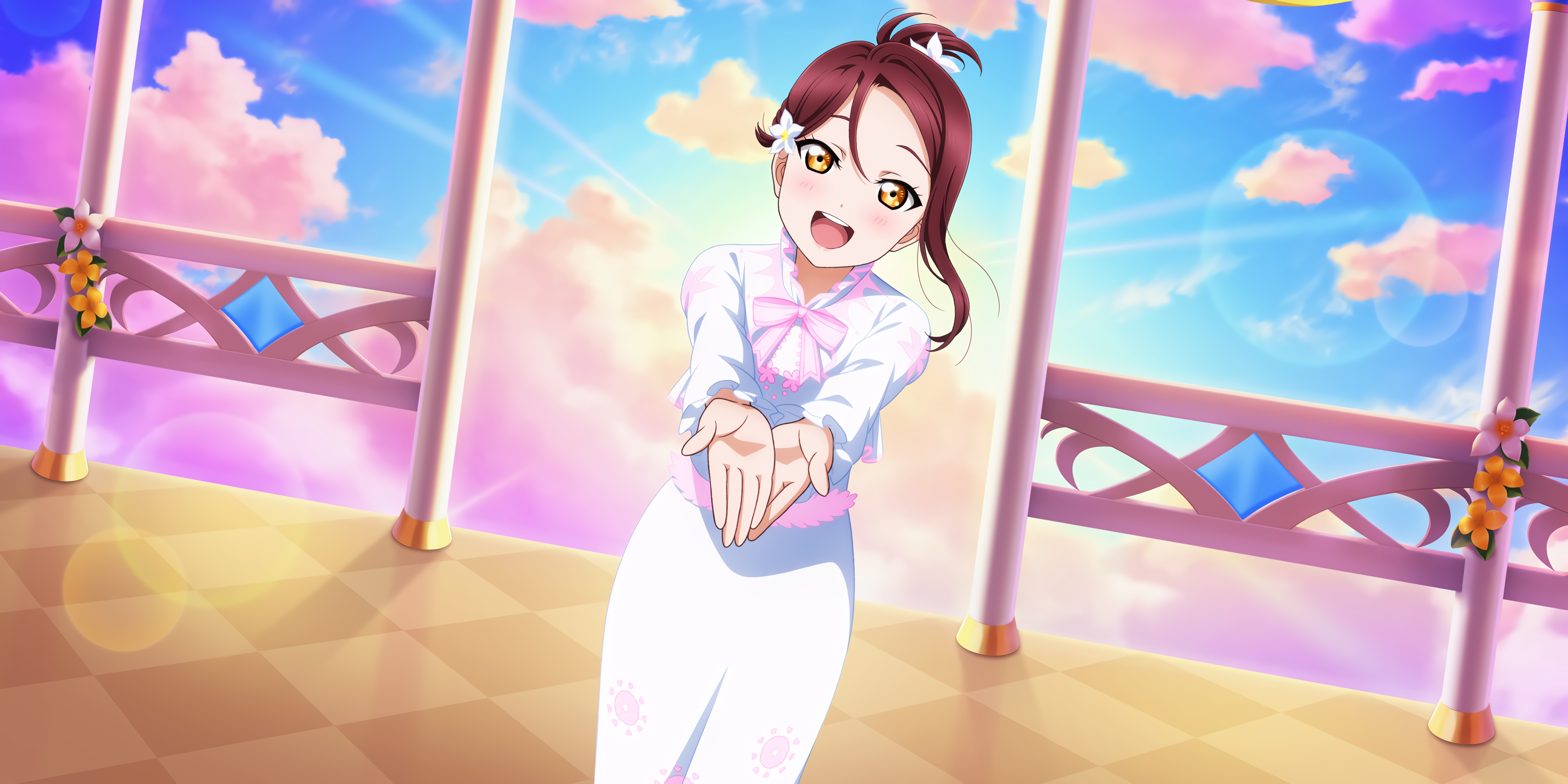Sakurauchi Riko Love Live Love Live Sunshine Anime Anime Girls 3600x1800