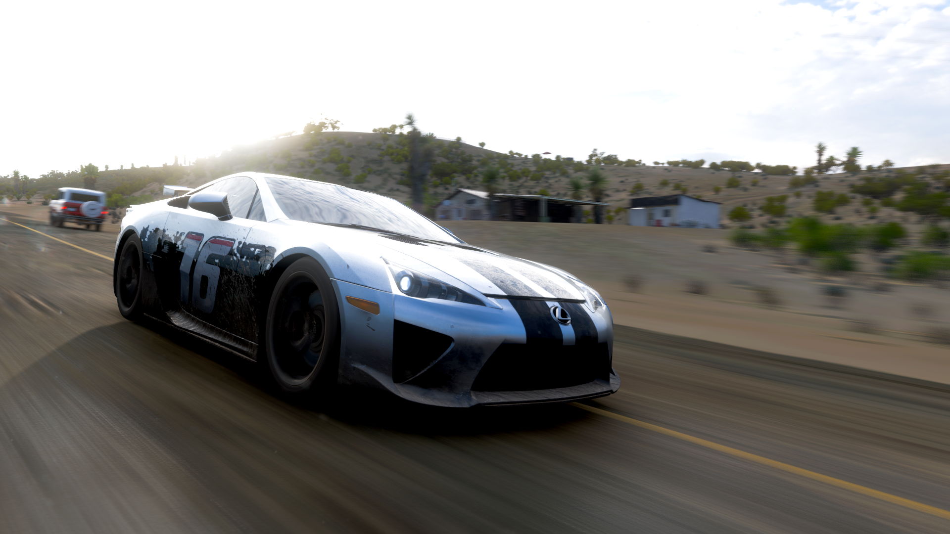 Forza Horizon 5 Video Games Lexus LFA CGi Road Car Vehicle Front Angle View 1920x1080