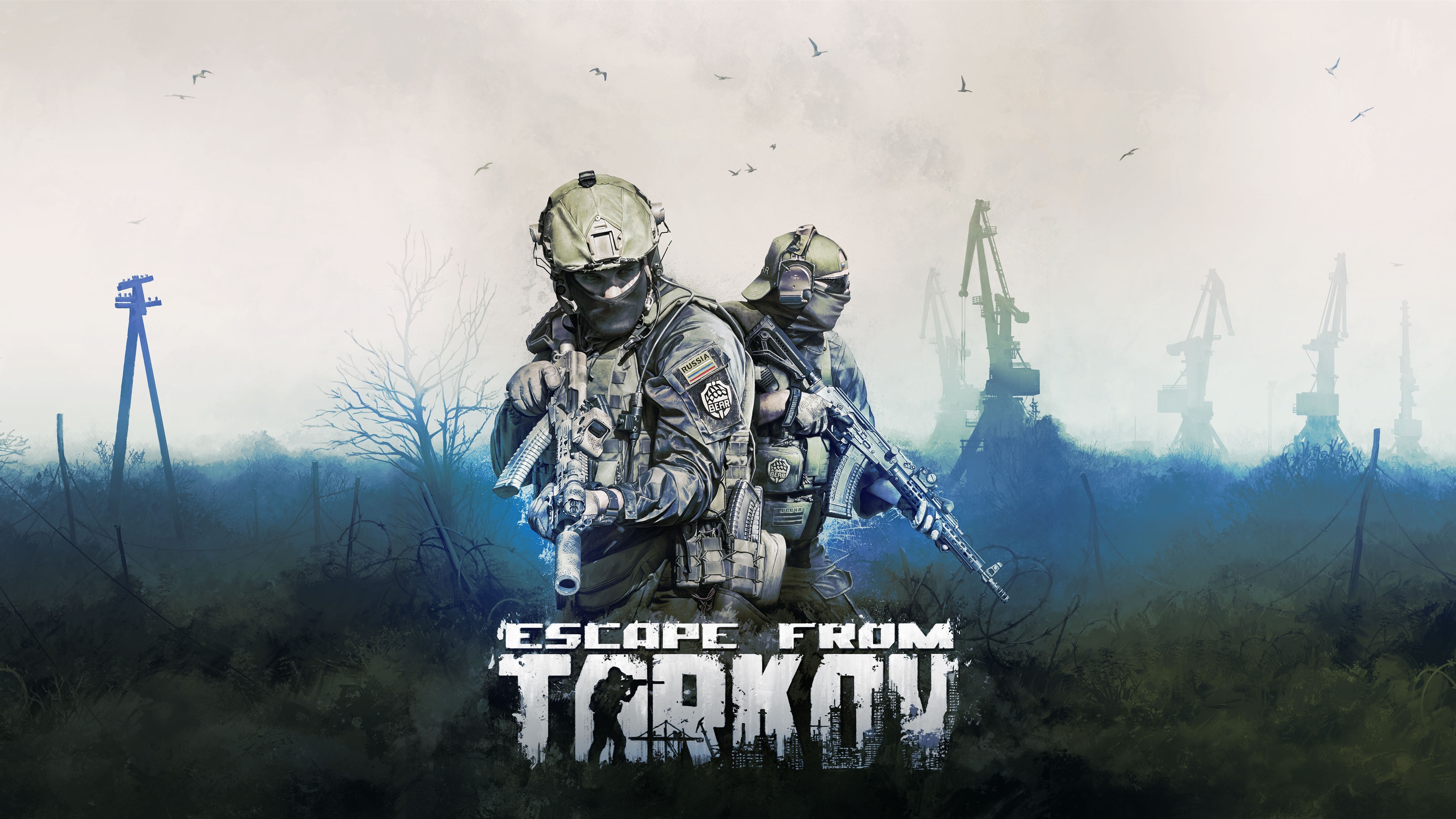 Escape From Tarkov Battlestate Games Russian B E A R Video Games Gun Helmet Logo 3840x2160