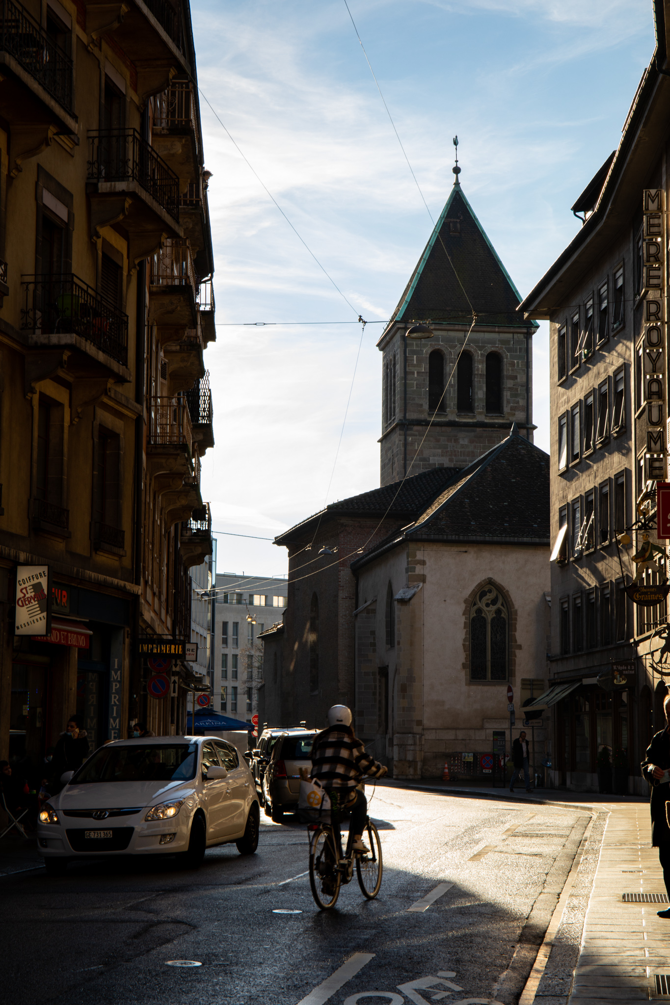 Photography Outdoors Urban Church Bicycle City Building Architecture Car Street Vertical 1365x2048