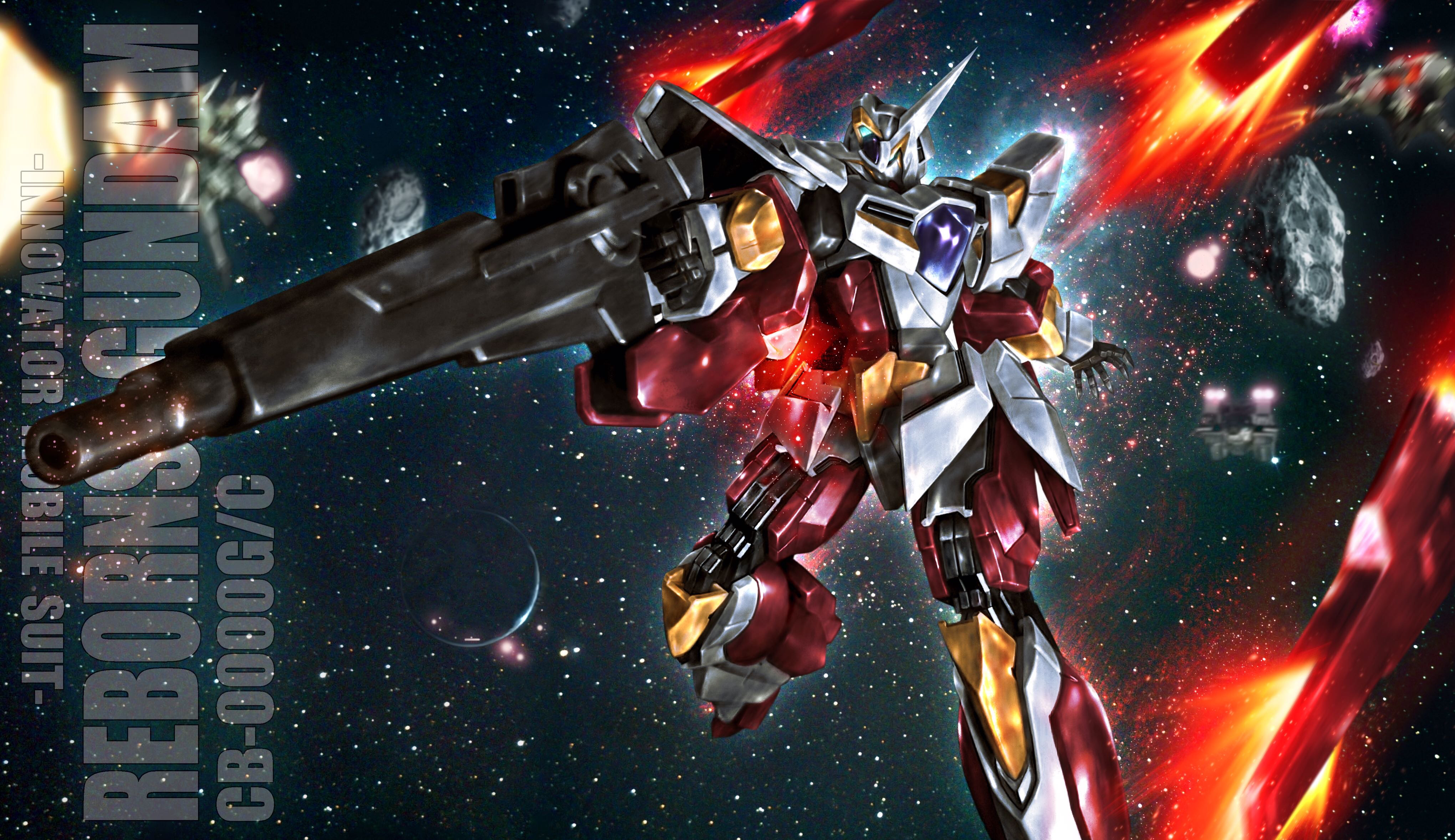 Reborns Gundam Anime Mechs Super Robot Taisen Gundam Mobile Suit Gundam 00 Artwork Digital Art Fan A 4080x2356