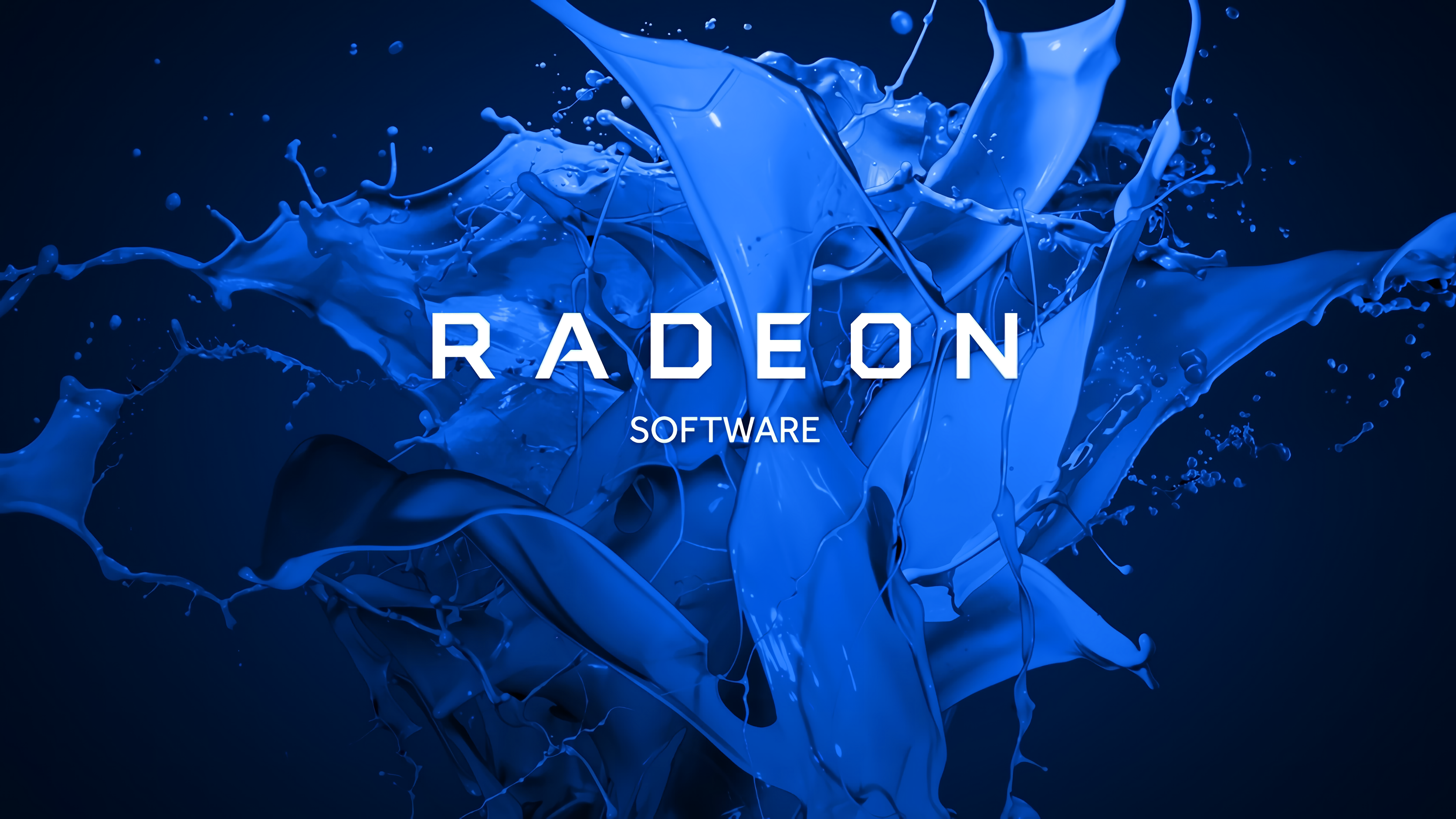 AMD Radeon Abstract Text Digital Art Simple Background 5040x2836
