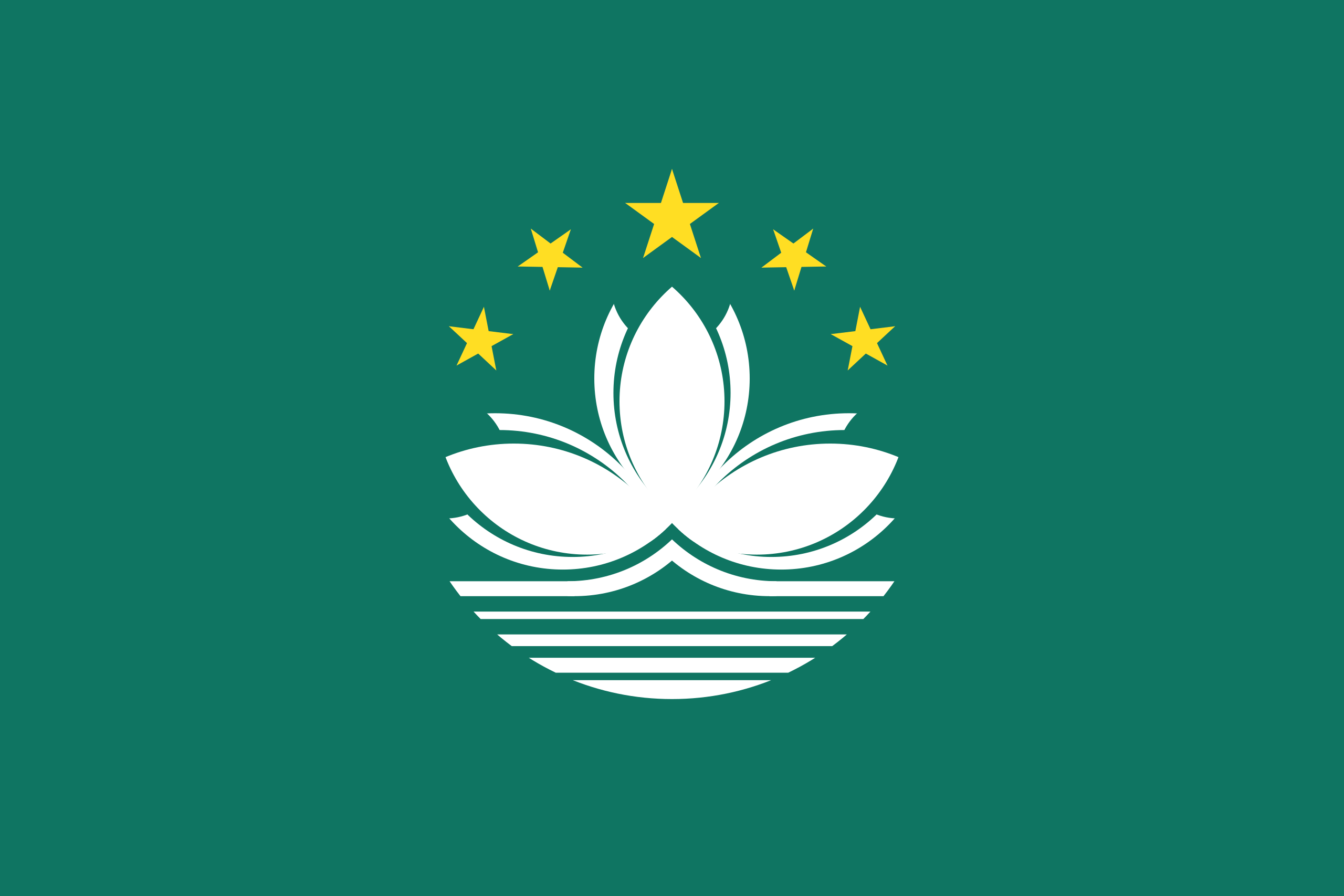 Macau Logo Flag Simple Background Minimalism 2560x1707