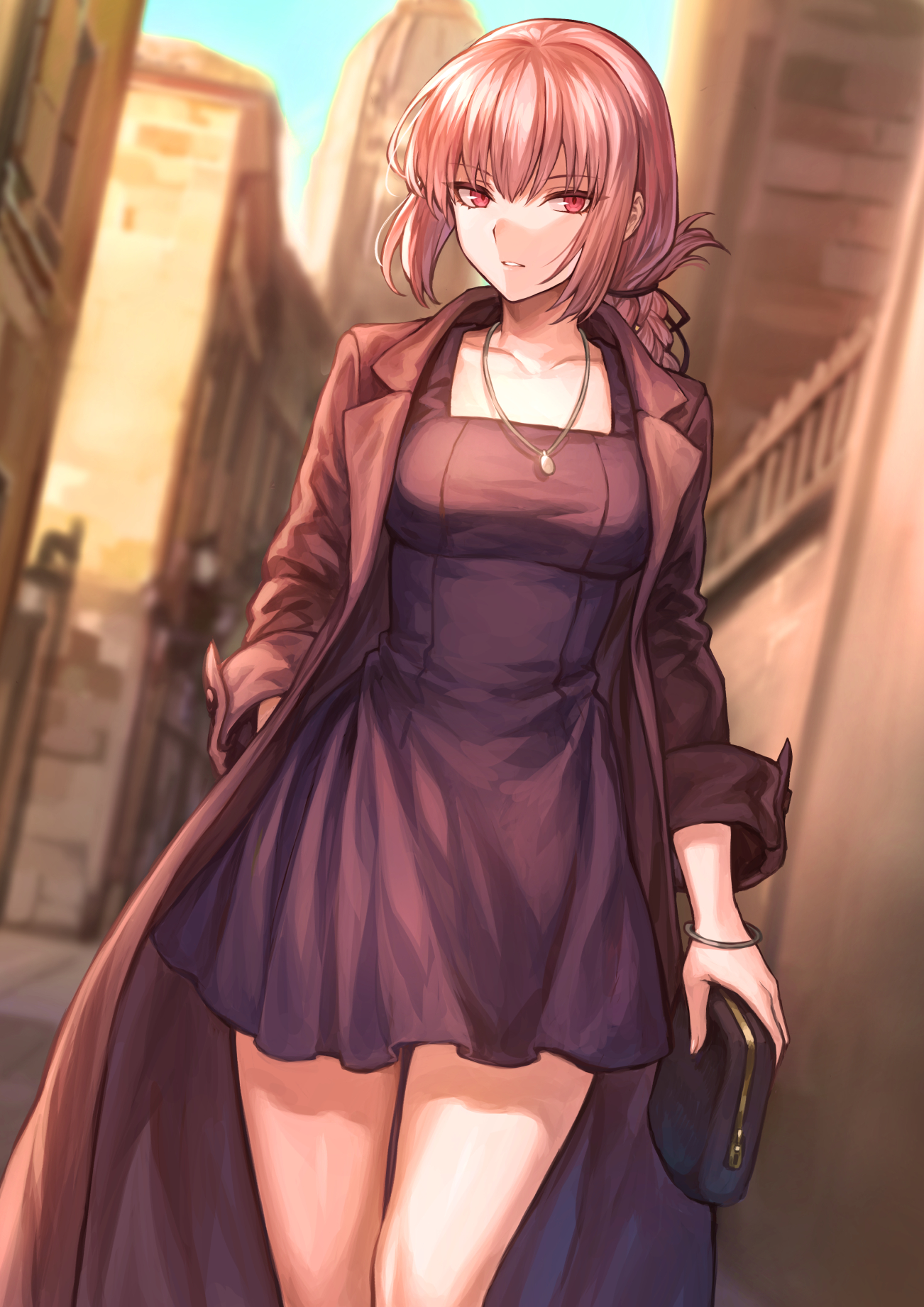 Anime Anime Girls Fate Series Fate Grand Order Florence Nightingale Fate Grand Order Long Hair Silve 1302x1842