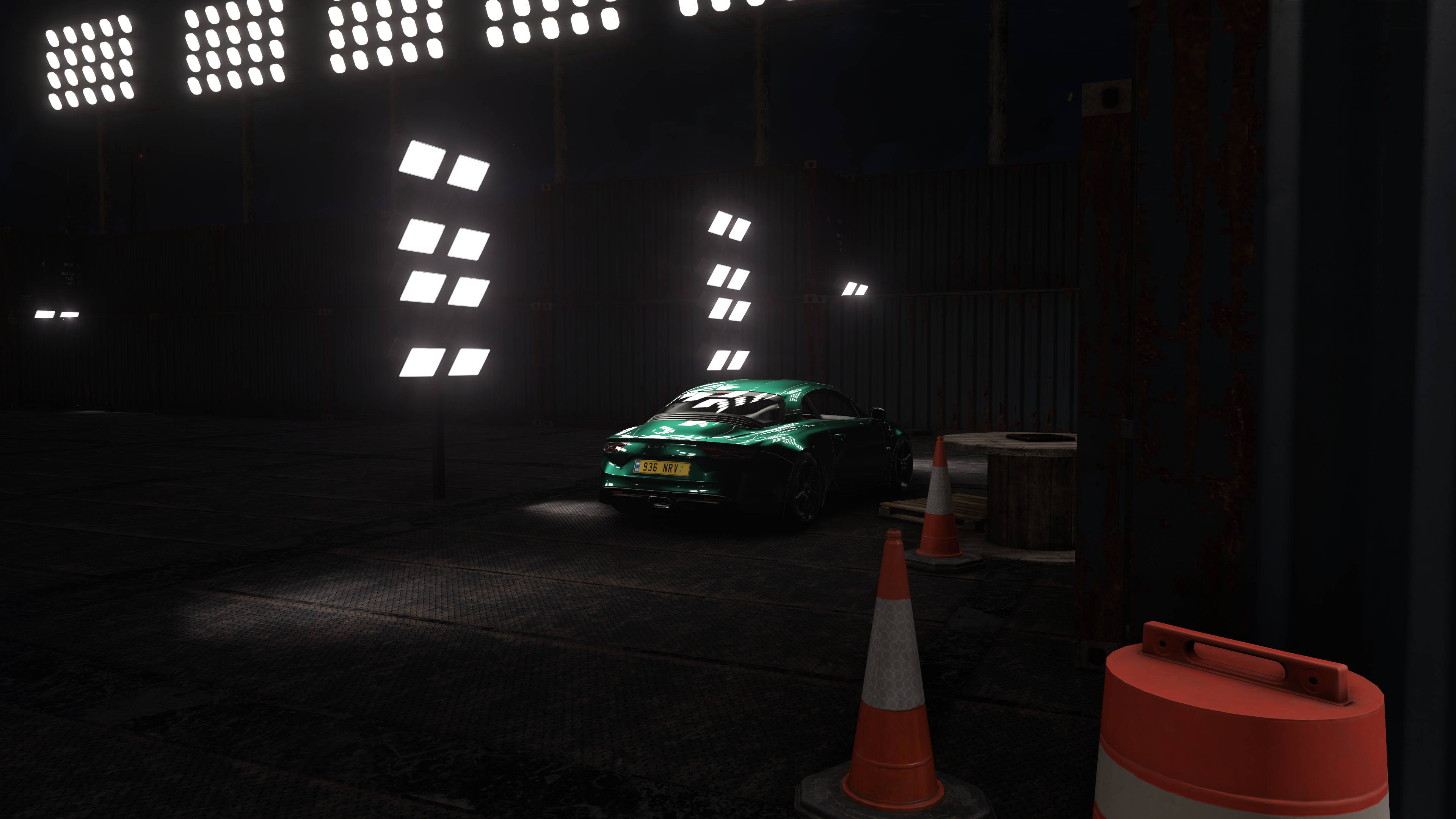 Forza Horizon 5 Car Sports Car Alpine A110 Video Games CGi Lights Renault Alpine 3840x2160