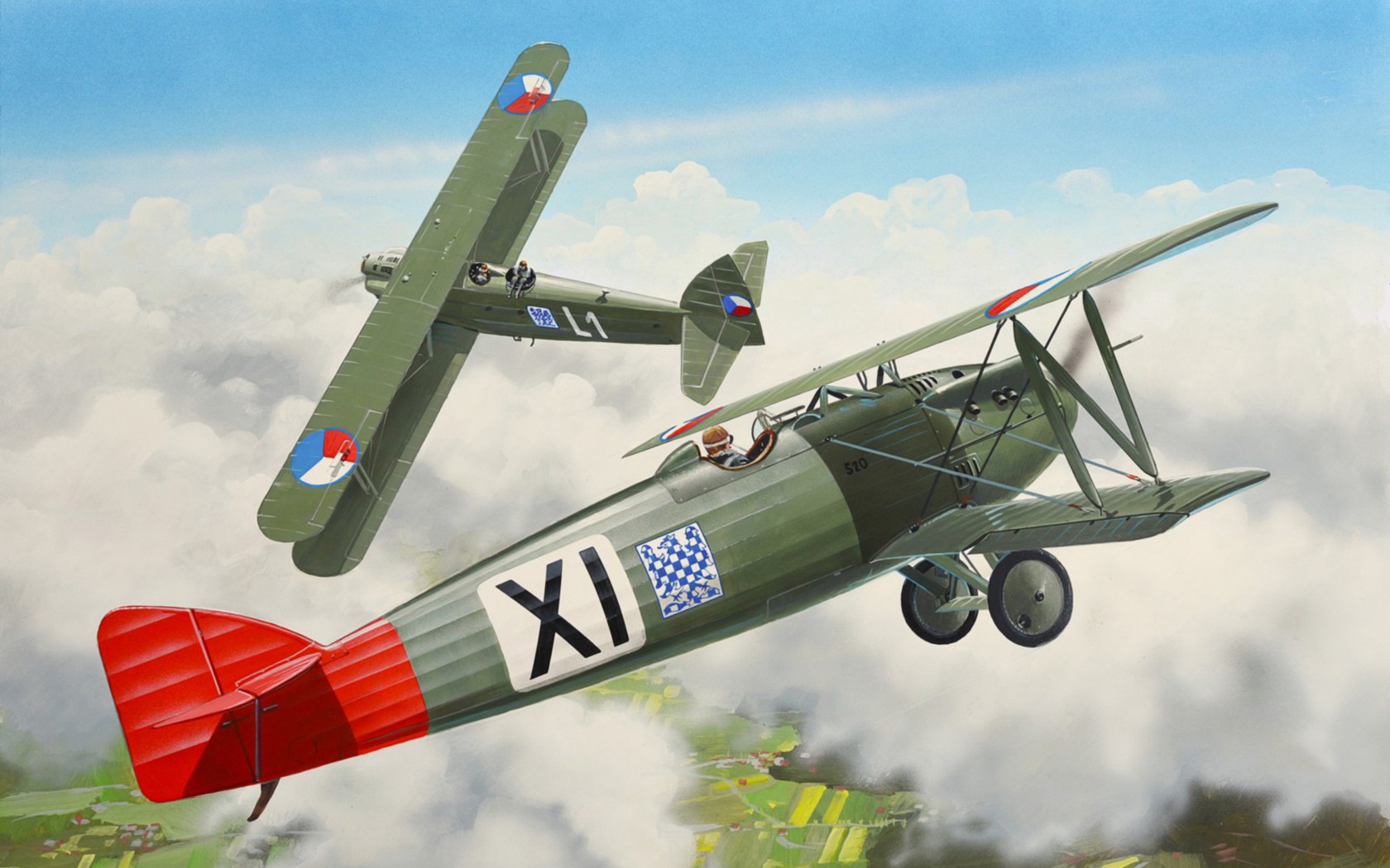 World War Ii Aircraft Airplane Military Military Aircraft War Biplane Czech Republic 1680x1050