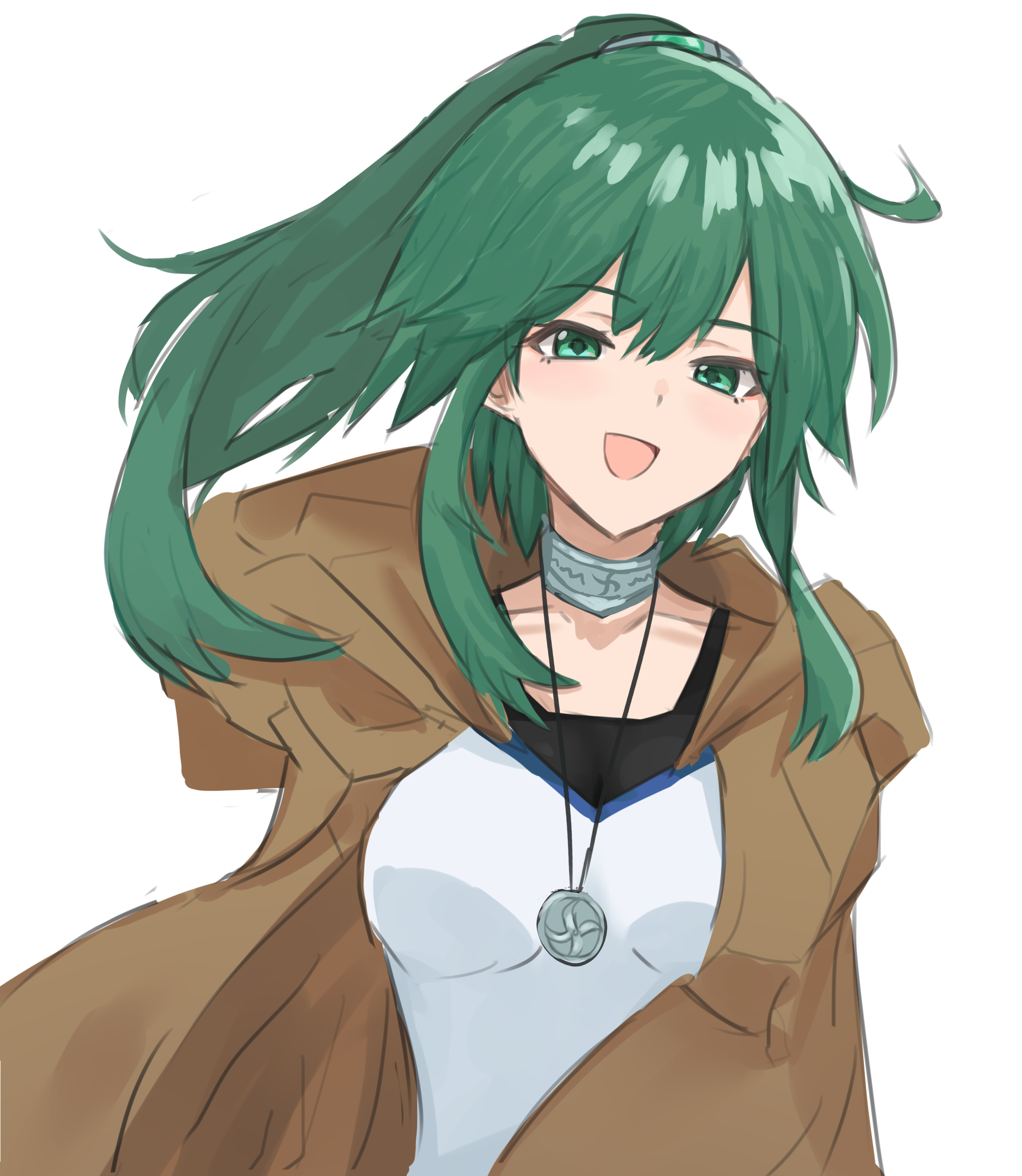 Anime Anime Girls Trading Card Games Yu Gi Oh Wynn The Wind Charmer Ponytail Green Hair Solo Artwork 2260x2600