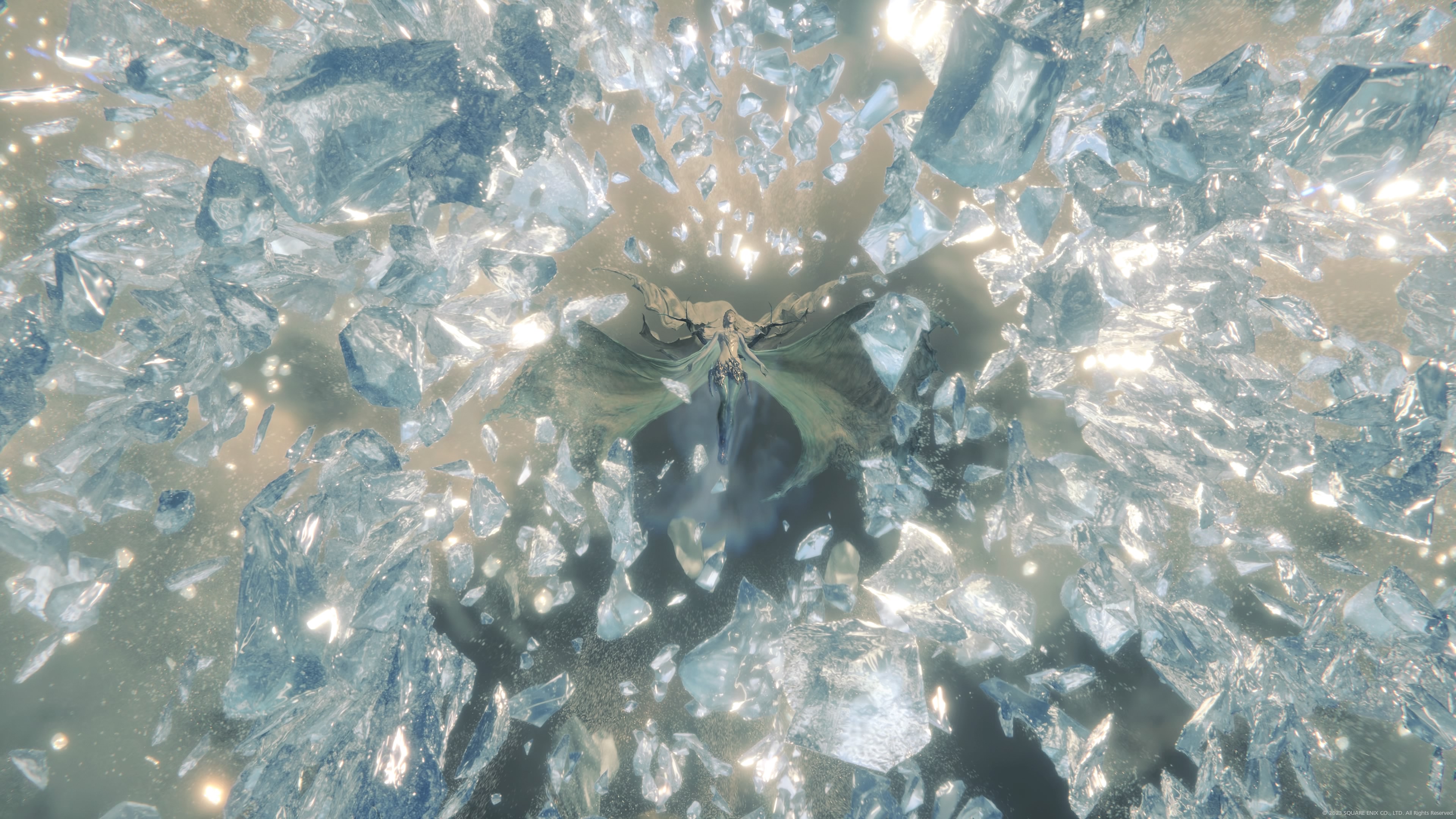 Final Fantasy XVi Video Games Final Fantasy Screen Shot CGi Video Game Characters Crystal Watermarke 3840x2160