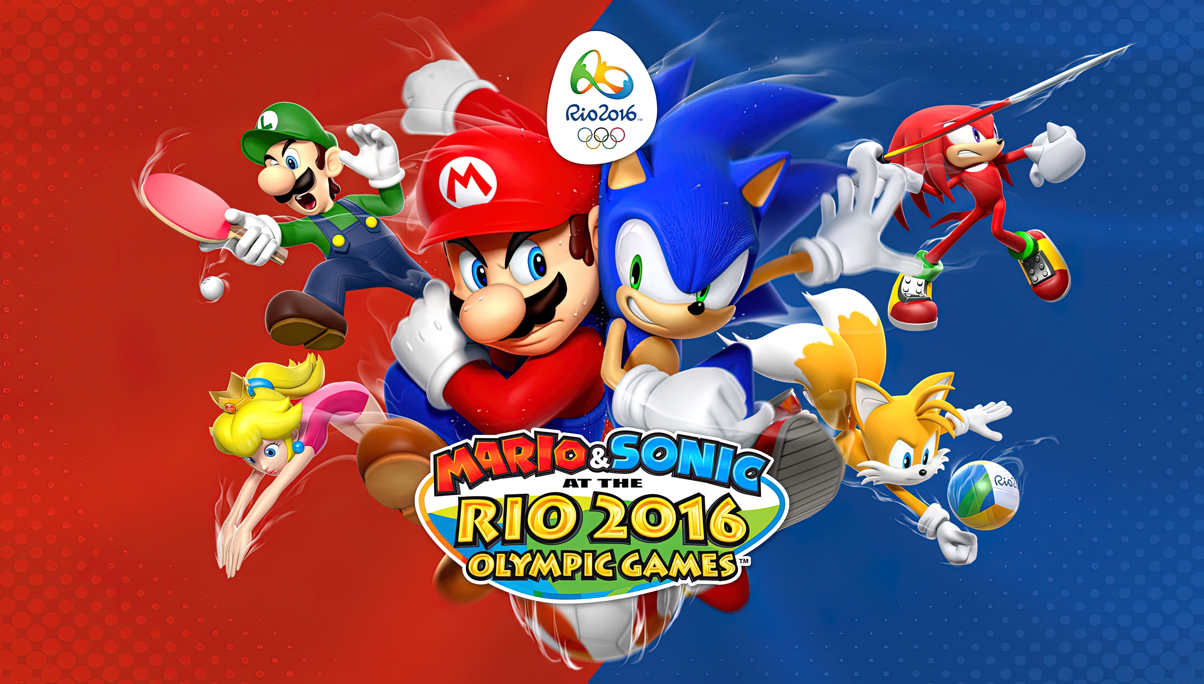 Sonic Sonic The Hedgehog Olympics Olympic Games Tails Character Knuckles Table Tennis Diving Volleyb 3840x2182
