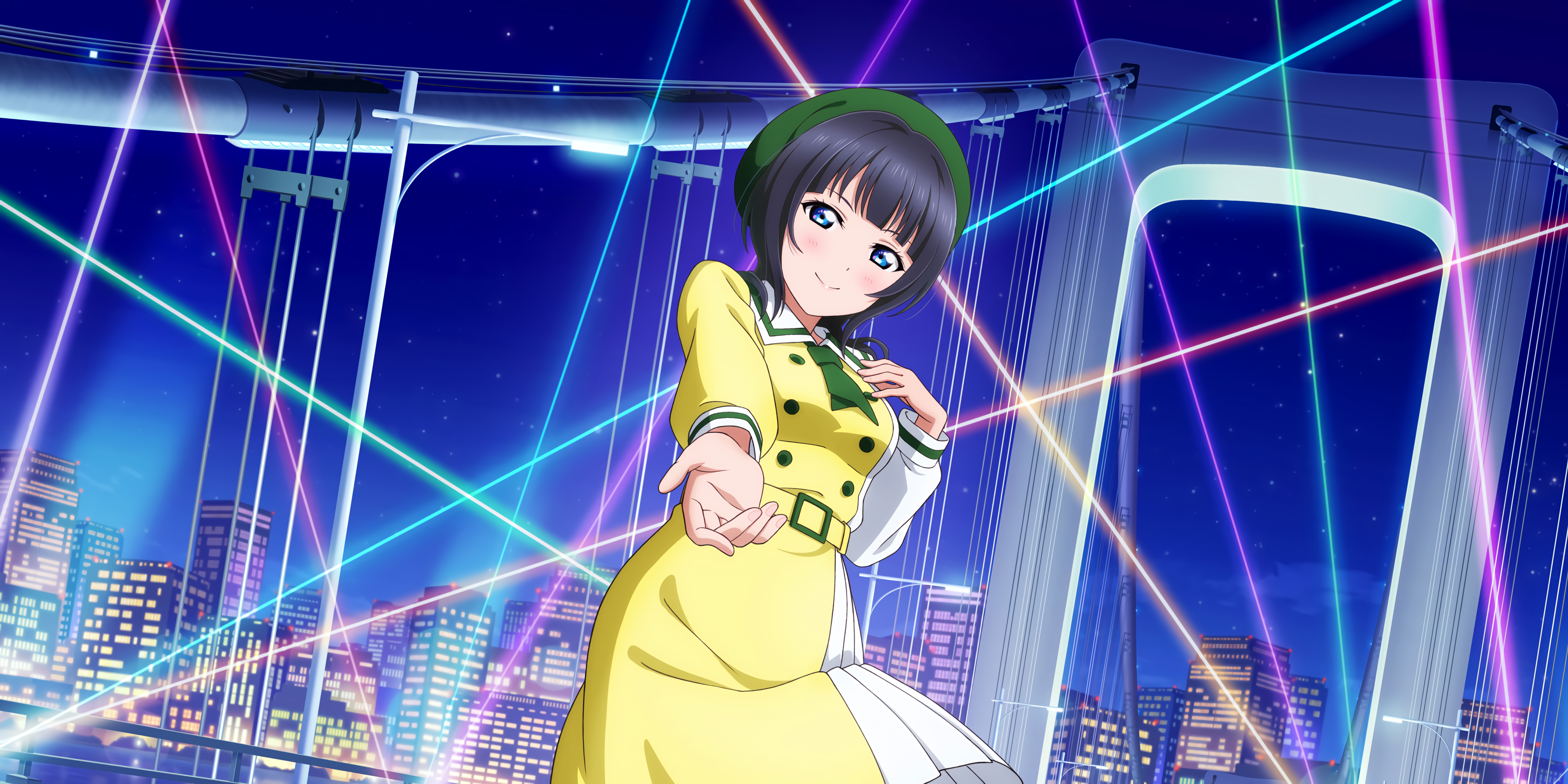 Asaka Karin Love Live Love Live Nijigasaki High School Idol Club Anime Anime Girls 3600x1800