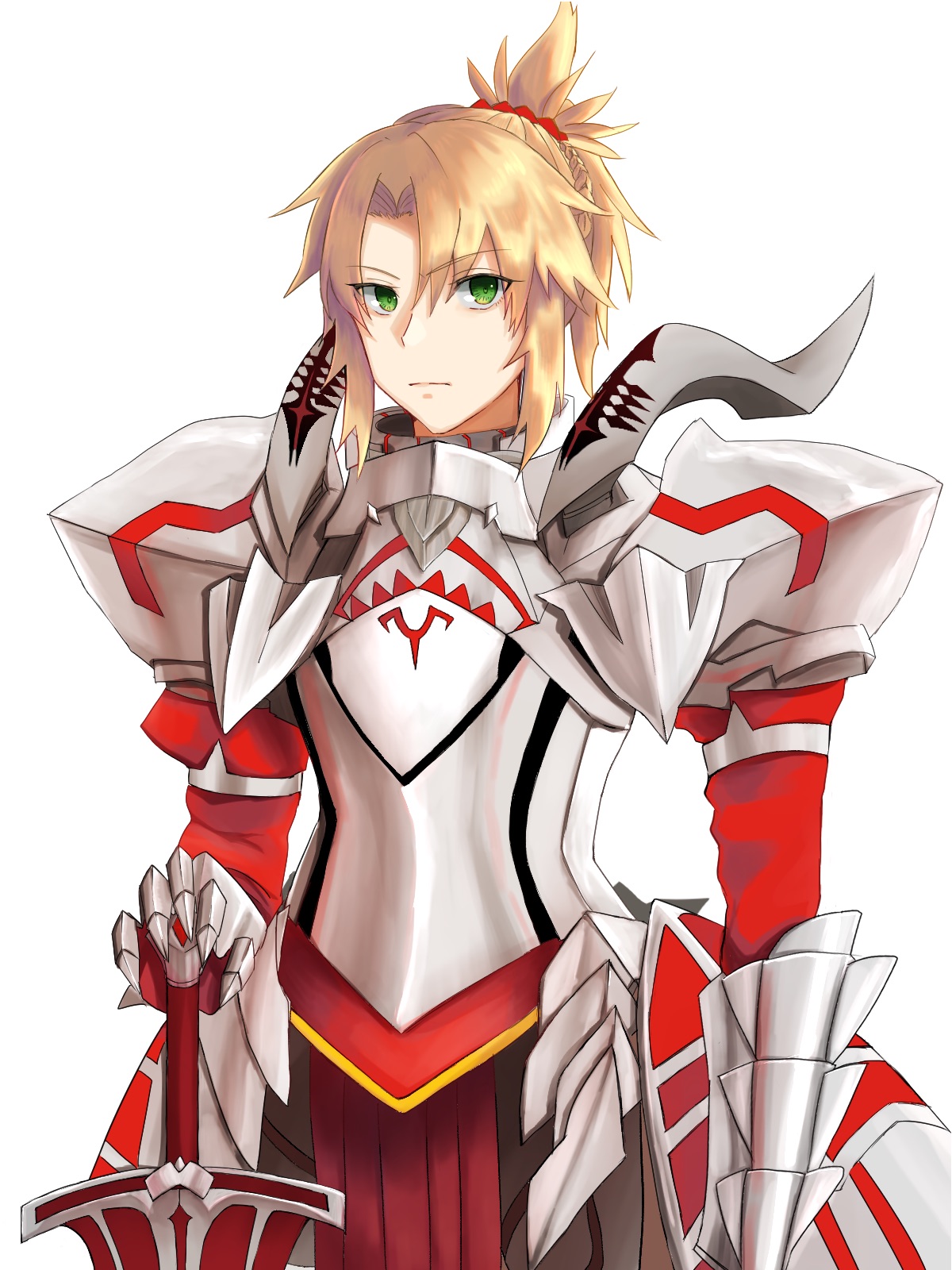 Anime Anime Girls Fate Series Fate Apocrypha Fate Grand Order Mordred Fate Apocrypha Ponytail Long H 1200x1600