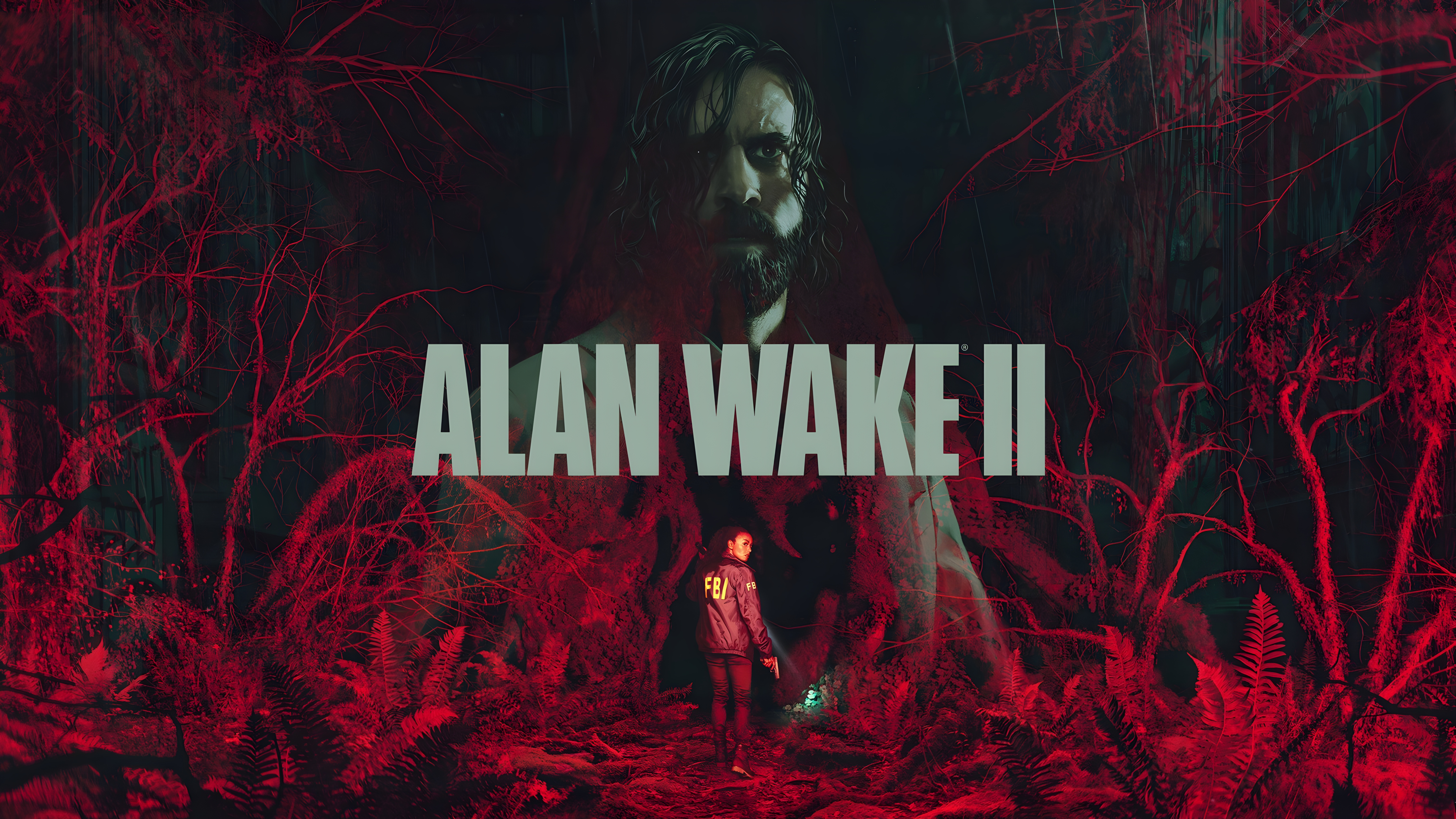 Alan Wake PC Gaming Horror Remedy Games Thriller Video Games Red Beard Men 8192x4608