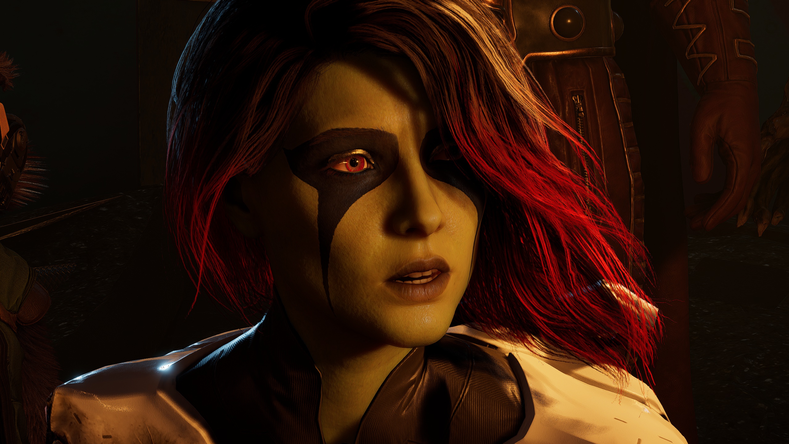 Guardians Of The Galaxy Game Gamora Digital Art Closeup 2560x1440