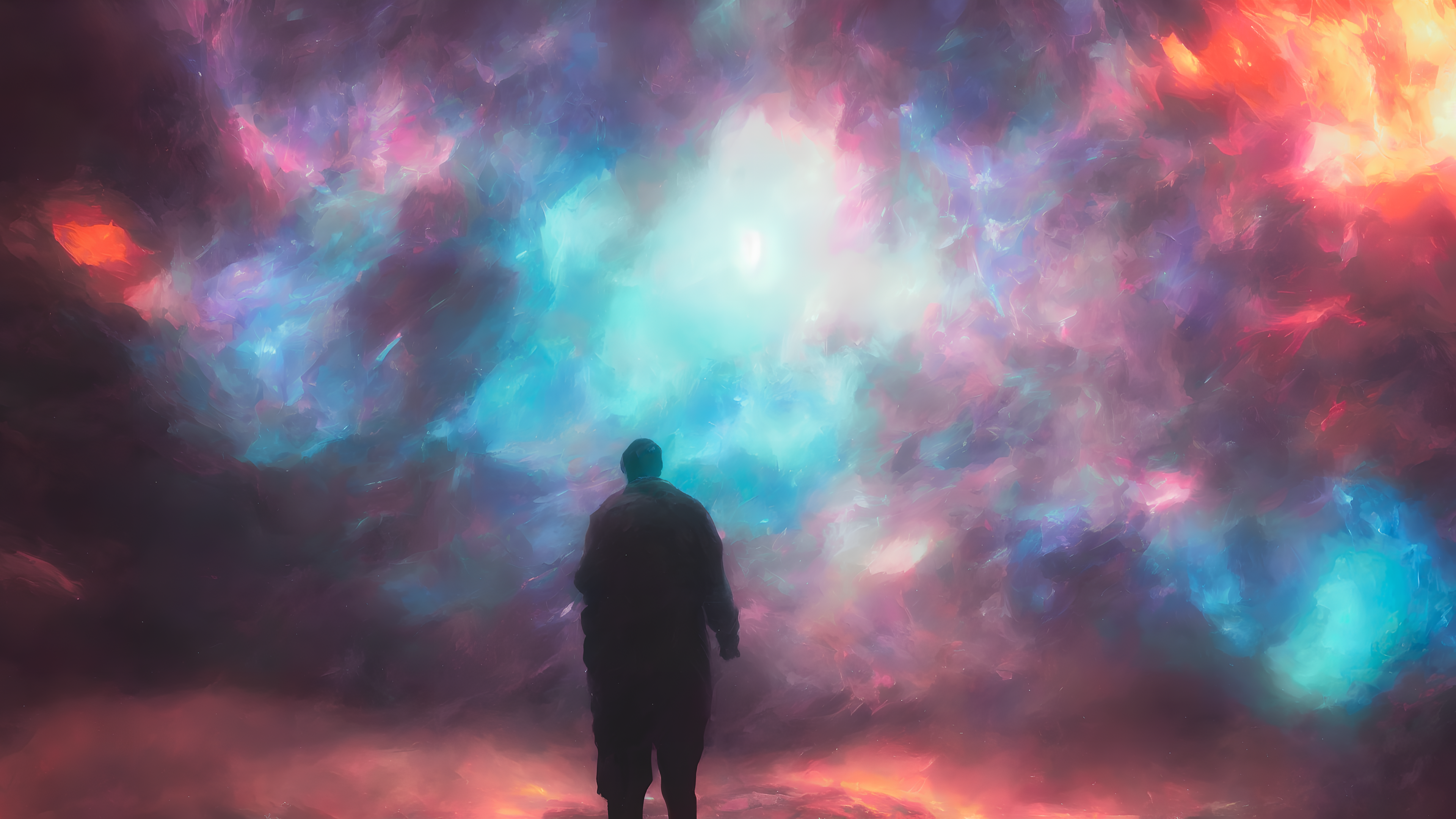 Space Nebula Digital Art Ai Art Ai Generated Stable Diffusion 3840x2160