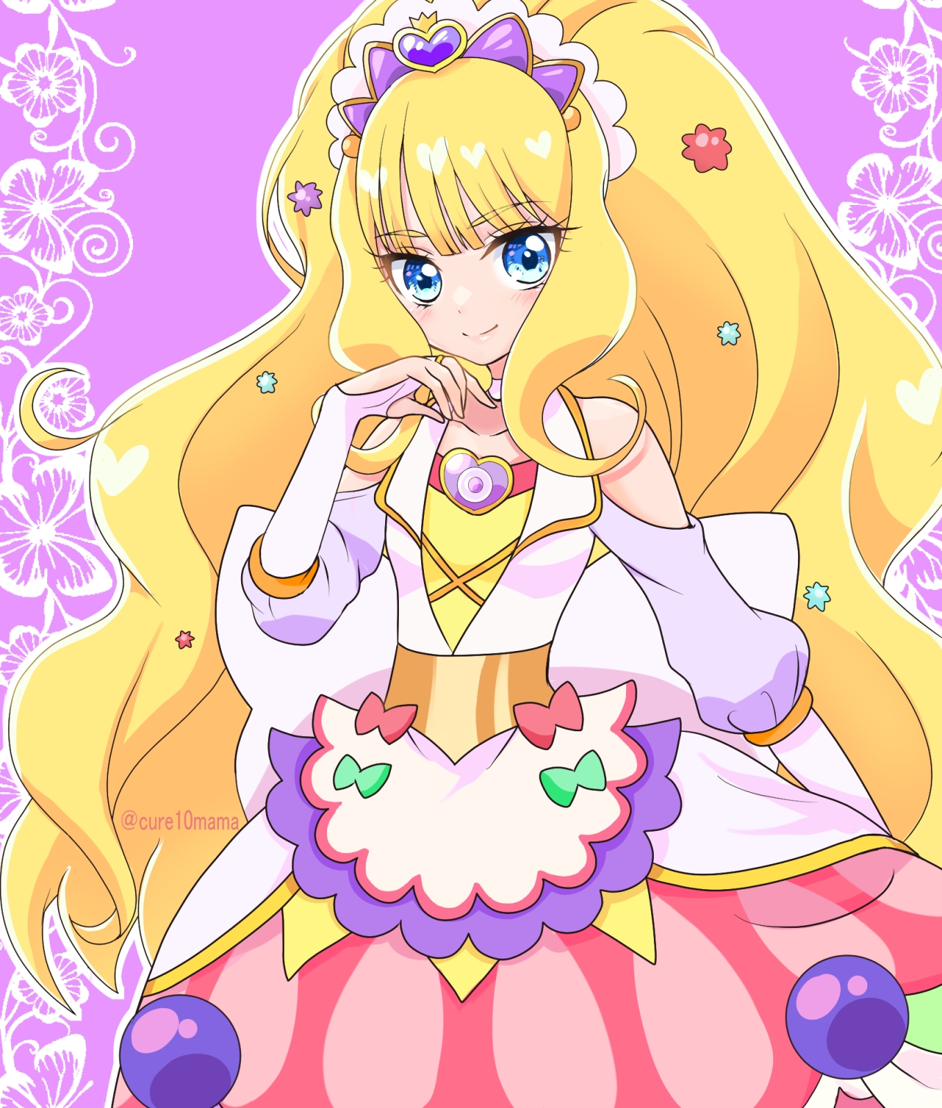 Anime Anime Girls Pretty Cure Delicious Party Pretty Cure Kasai Amane Cure Finale Magical Girls 5223