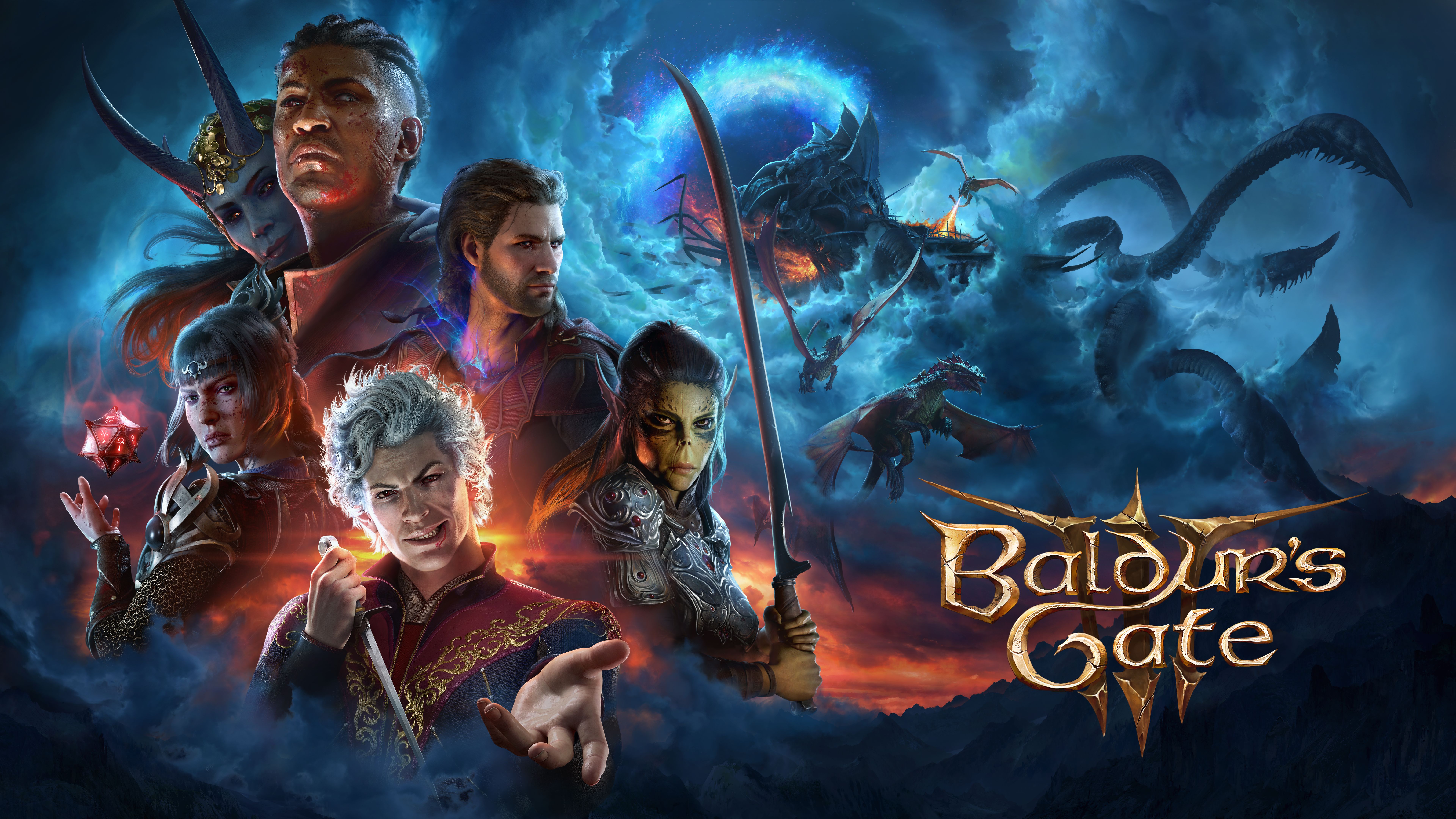 Baldurs Gate 3 Video Games Larian Studios Wizards Of The Coast PC Gaming Video Game Art Baldurs Gate 7680x4320