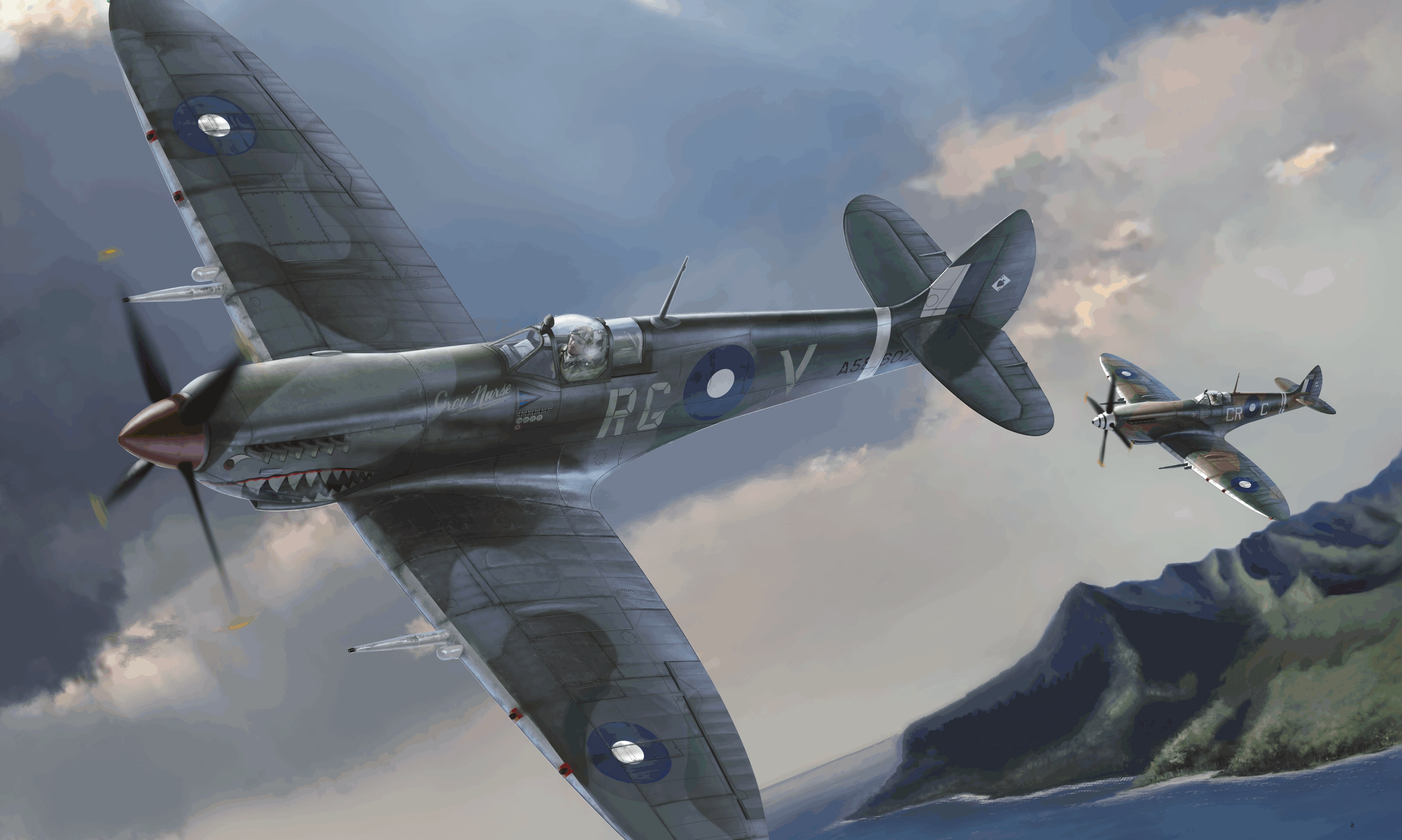 World War Ii Airplane Aircraft Military Military Aircraft Spitfire Supermarine Spitfire Australian A 4431x2656