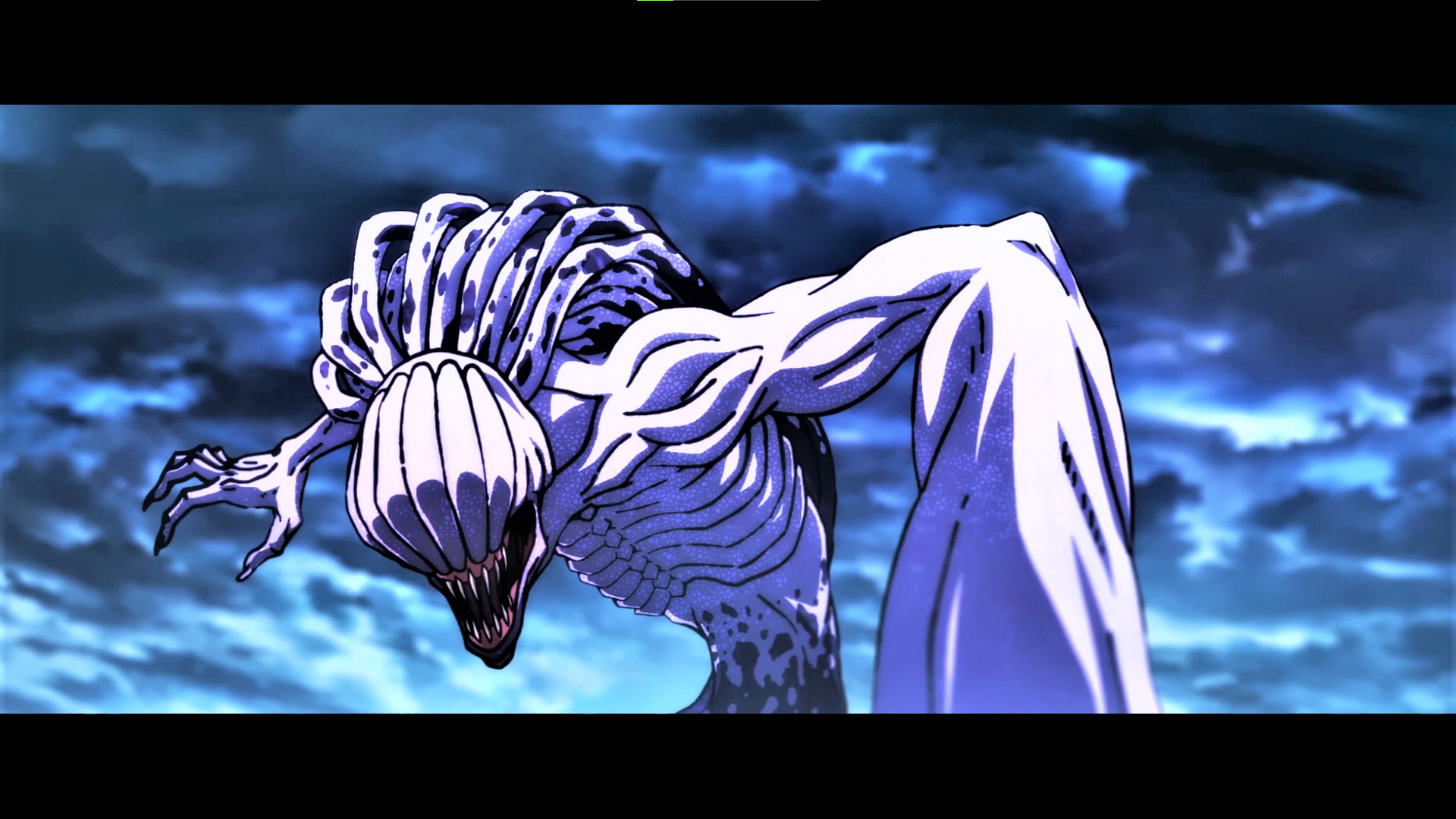 Jujutsu Kaisen Demon Demon Face Teeth Muscles Long Nails Sky Clouds Anime Anime Screenshot Creature 1920x1080