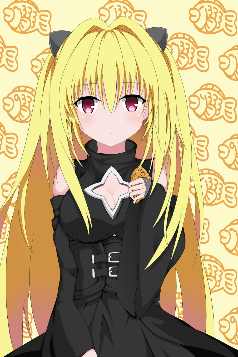 Golden Darkness To Love Ru Anime Anime Girls Long Hair Blonde Artwork Digital Art Fan Art 1000x1500