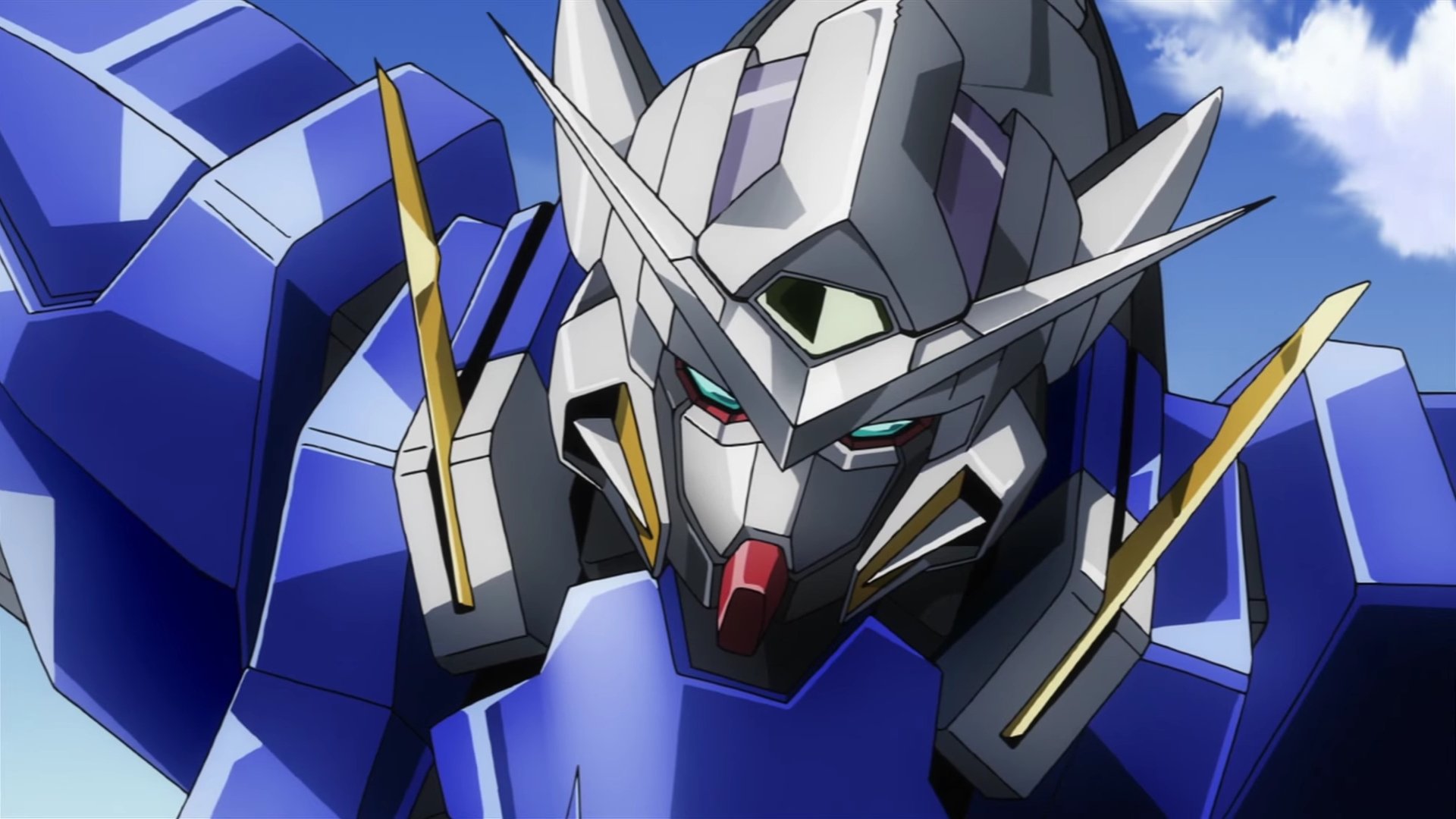 Anime Screenshot Mechs Mobile Suit Gundam 00 Gundam Gundam Exia Artwork Digital Art Super Robot Tais 1920x1080