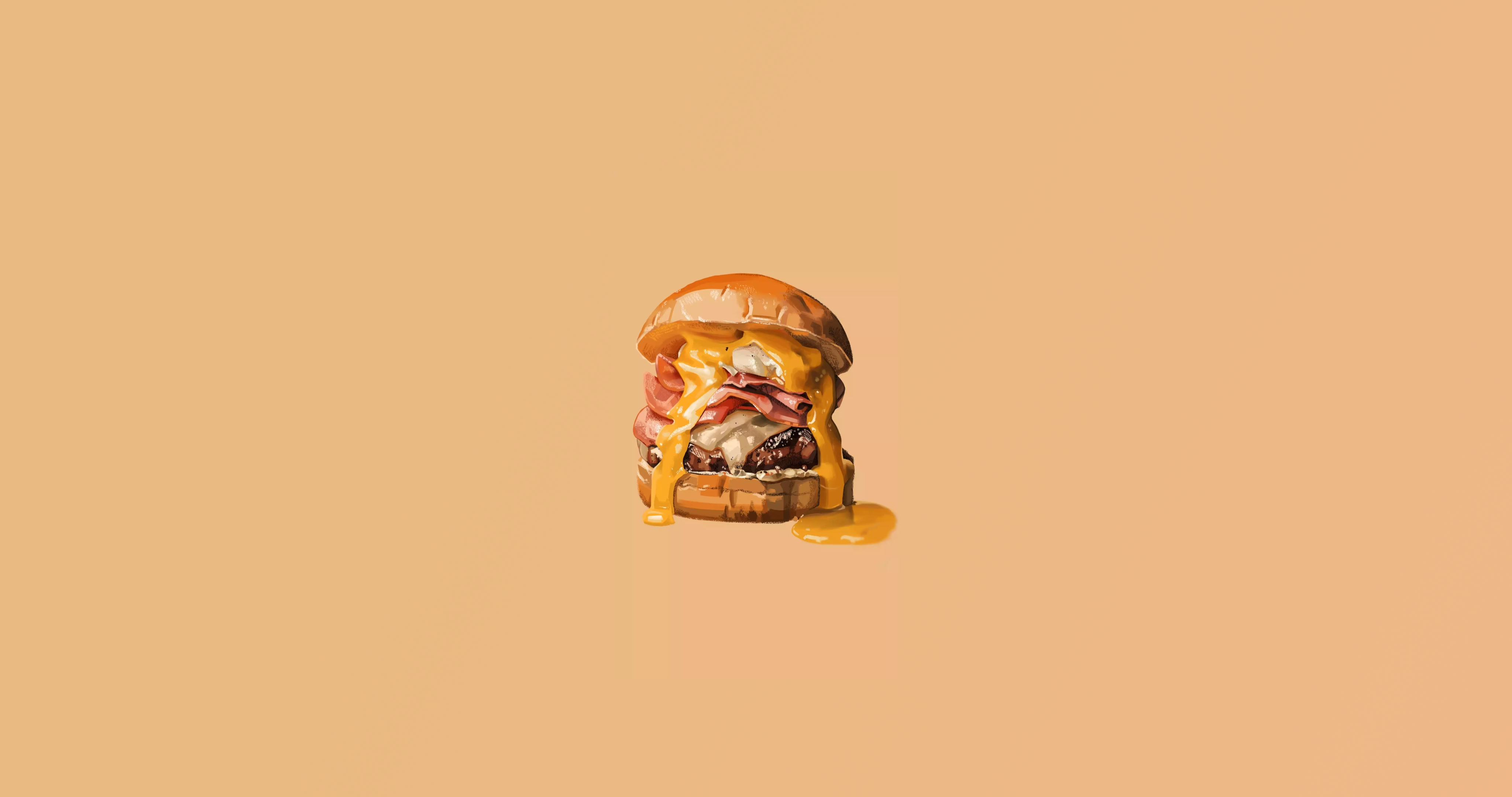 Food Burger 4096x2160