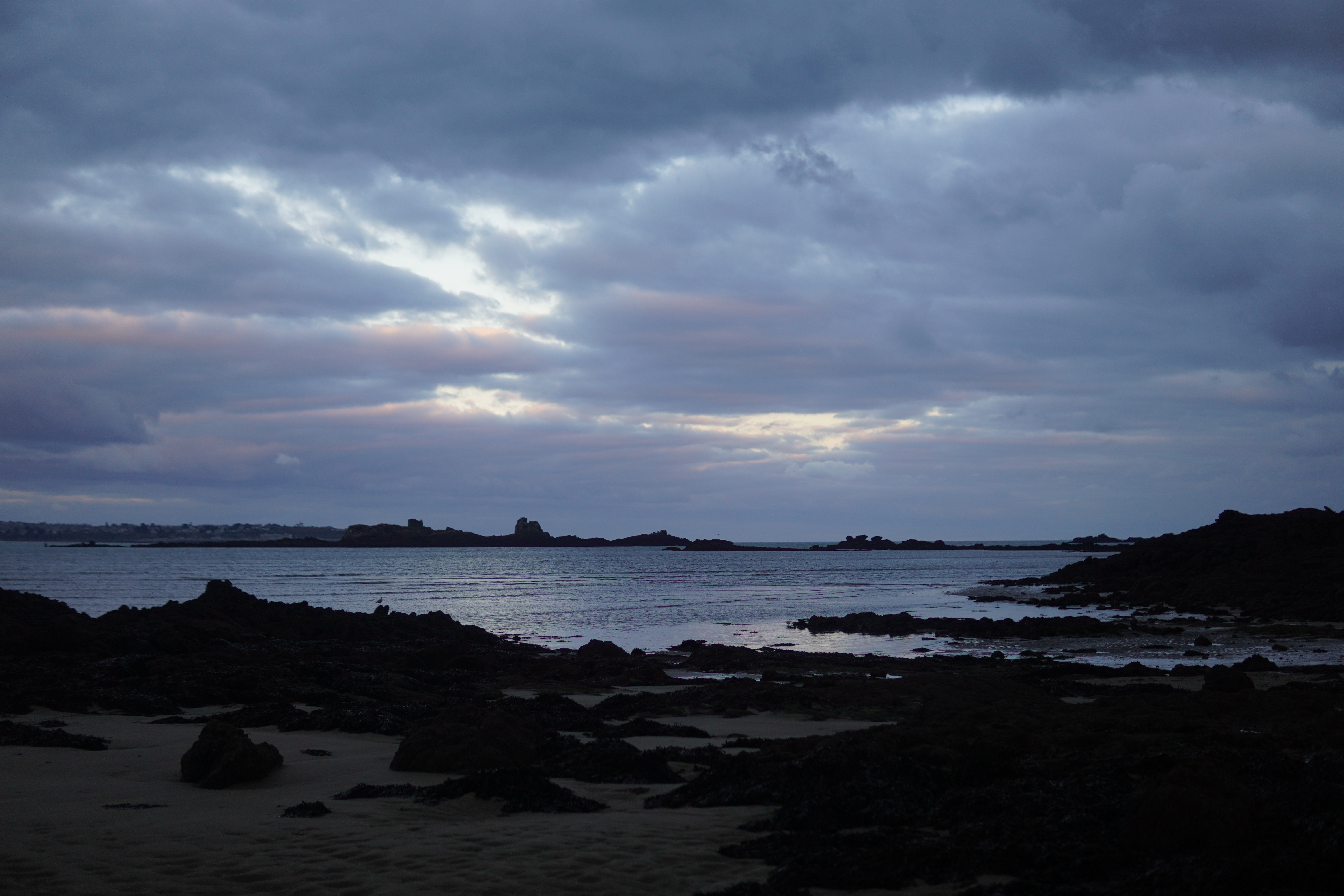 Beach Brittany France Clouds Sunset Sea Sky Nature Water 6000x4000