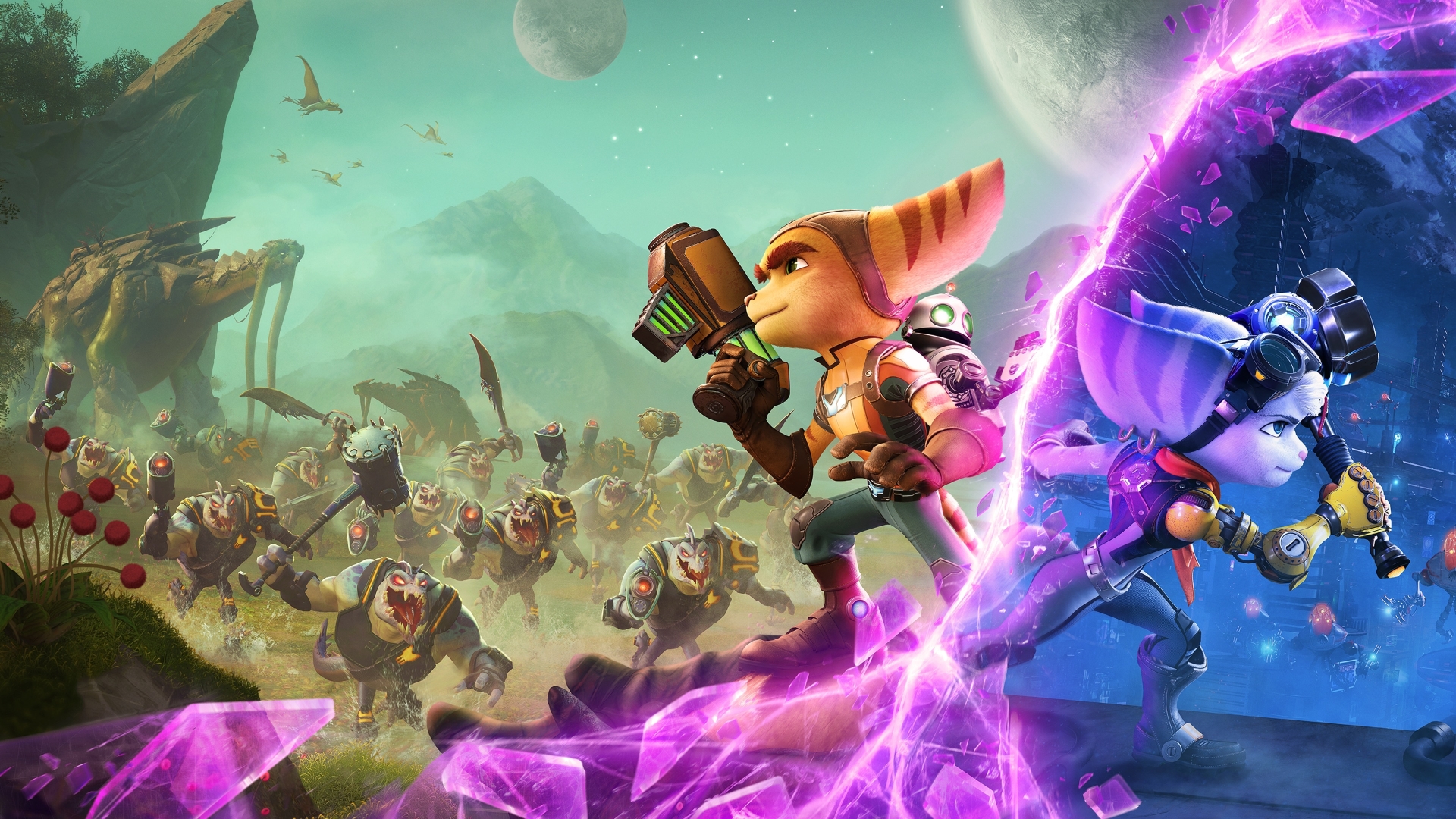 Ratchet Clank Rift Apart Ratchet Clank Video Games Video Game Art Video Game Characters 1920x1080