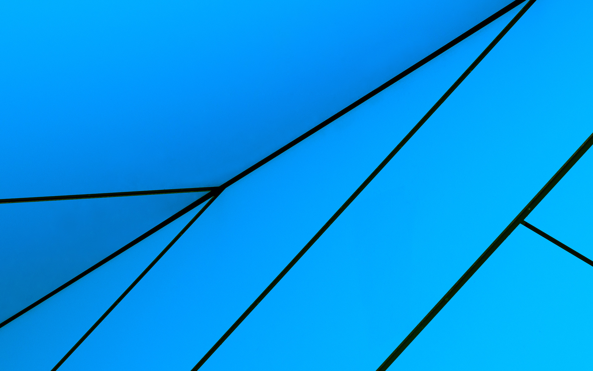 Abstract Windows 8 Blue Simple Background Minimalism Digital Art Blue Background 1920x1200