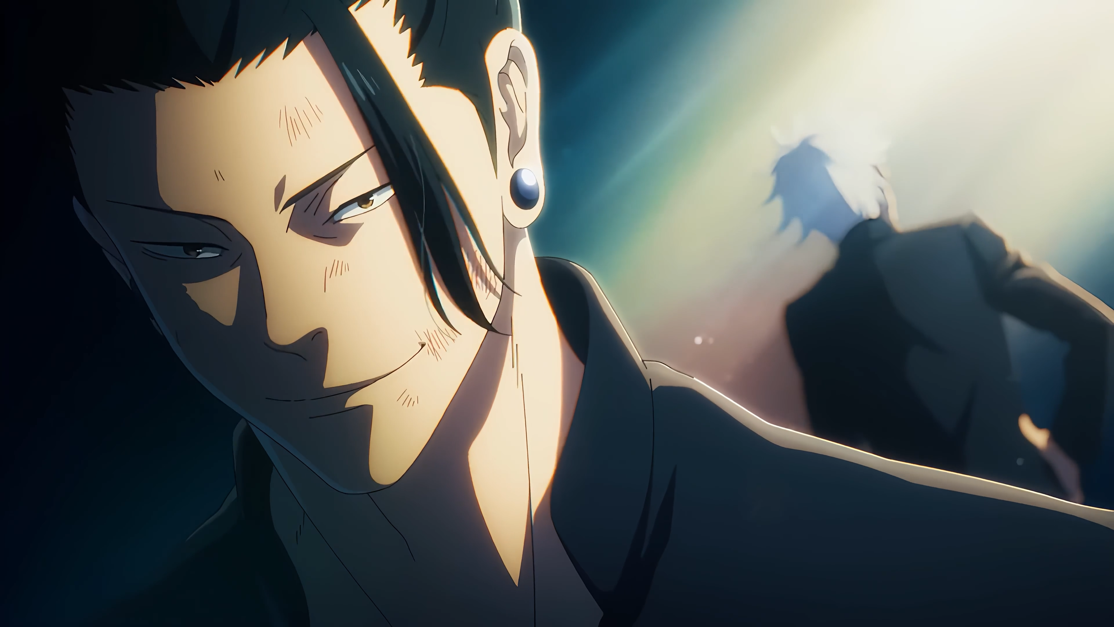 Jujutsu Kaisen Satoru Gojo Suguru Geto Smiling Anime Anime Screenshot Anime Boys Ear Piercing Sunlig 3840x2160