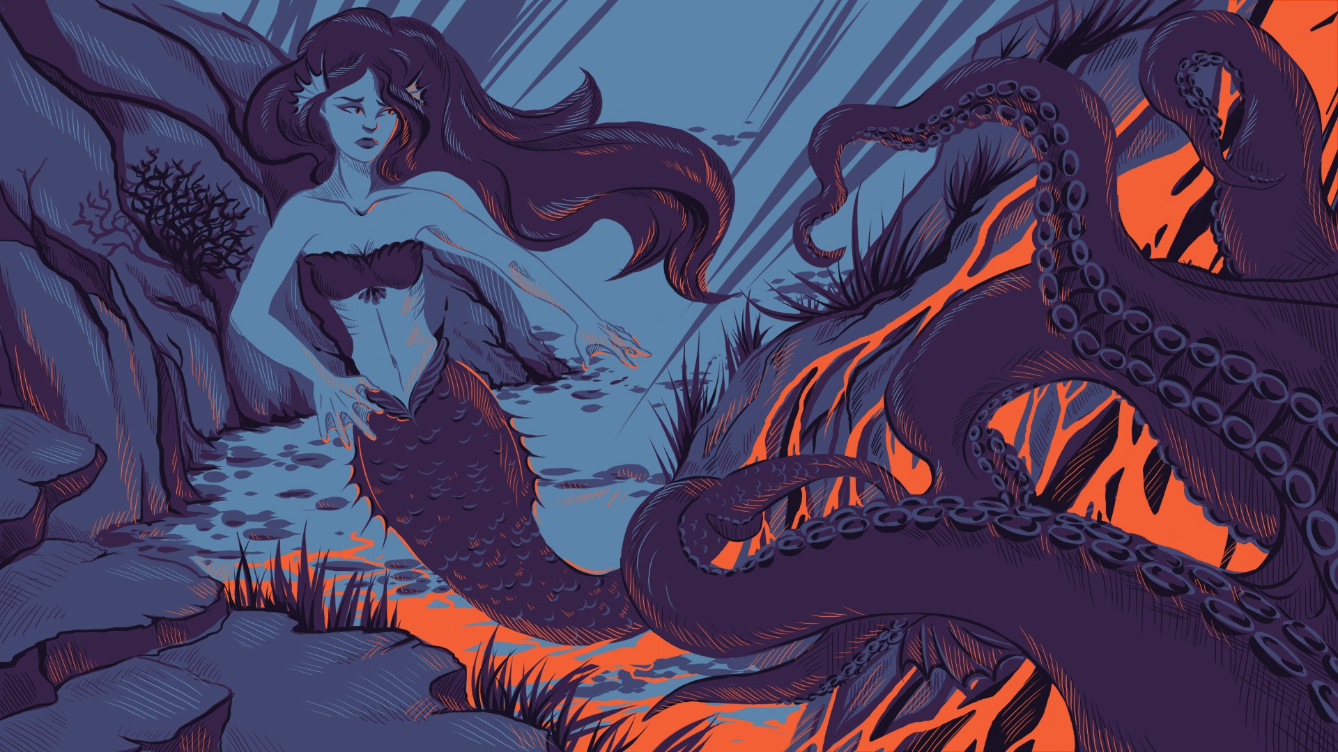 Fantasy Mermaid 1920x1080