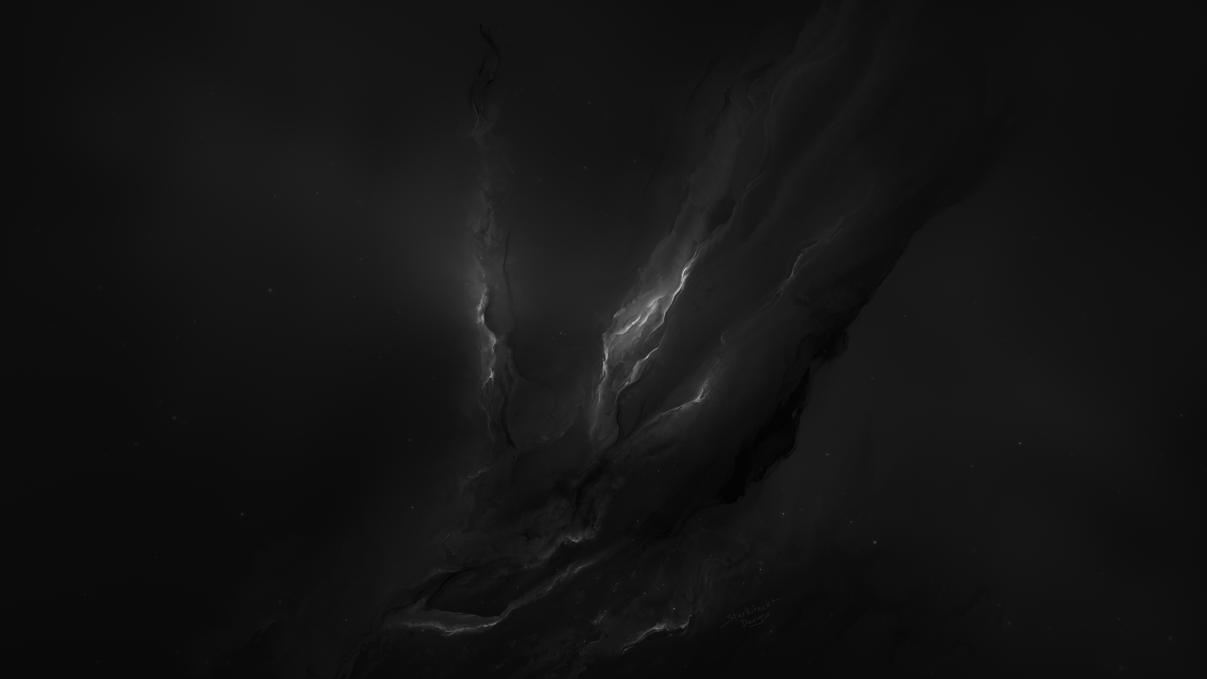Nebula Starkiteckt Black Background 5120x2880