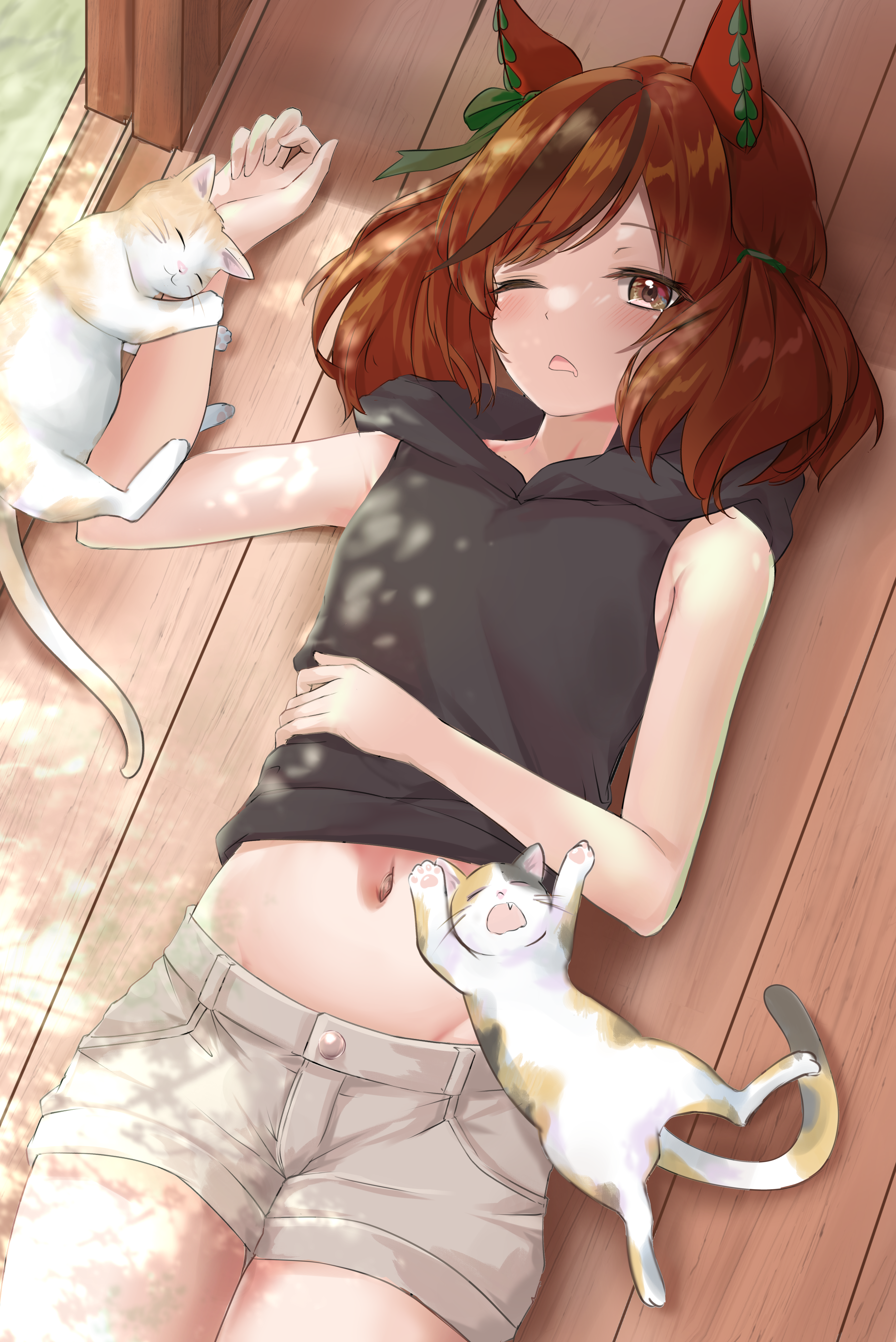 Nice Nature Uma Musume Uma Musume Pretty Derby Cats Animals Anime Girls 4299x6435