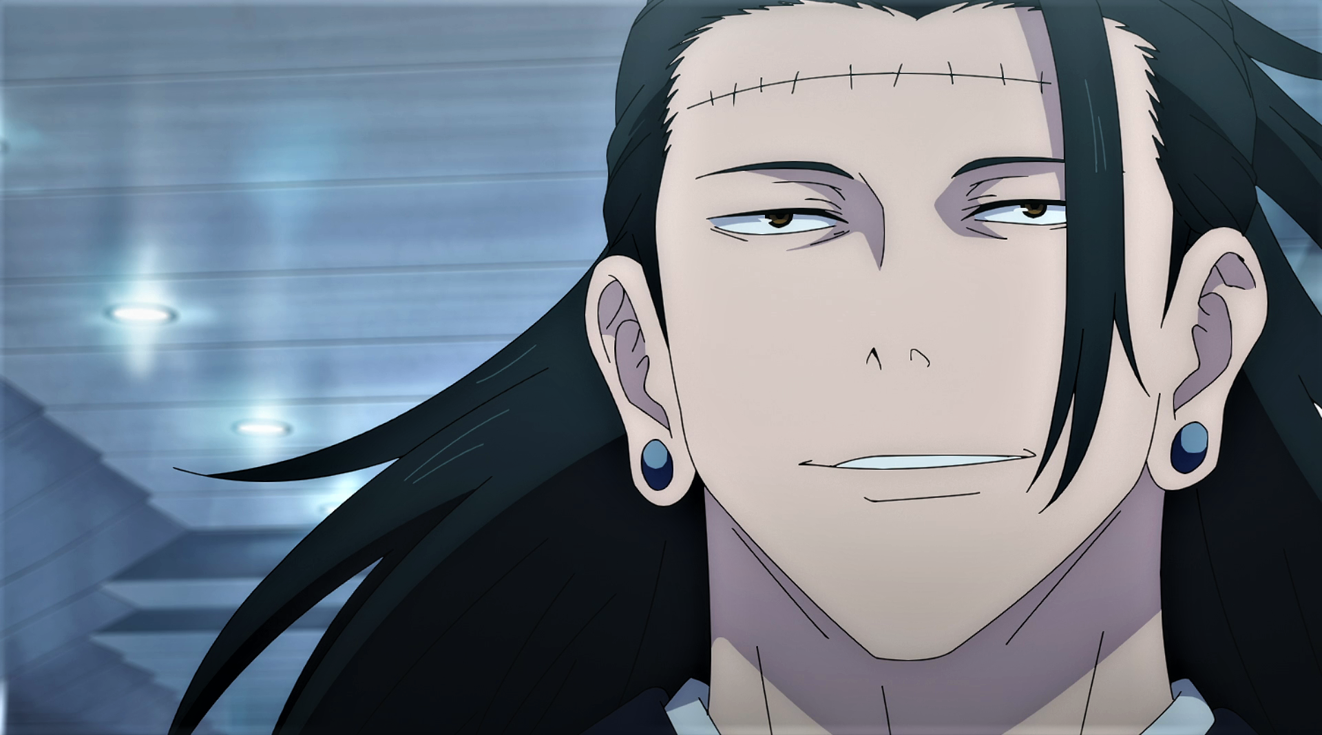 Jujutsu Kaisen Scars Smiling Earring Anime Anime Screenshot Anime Boys Suguru Geto 1920x1067