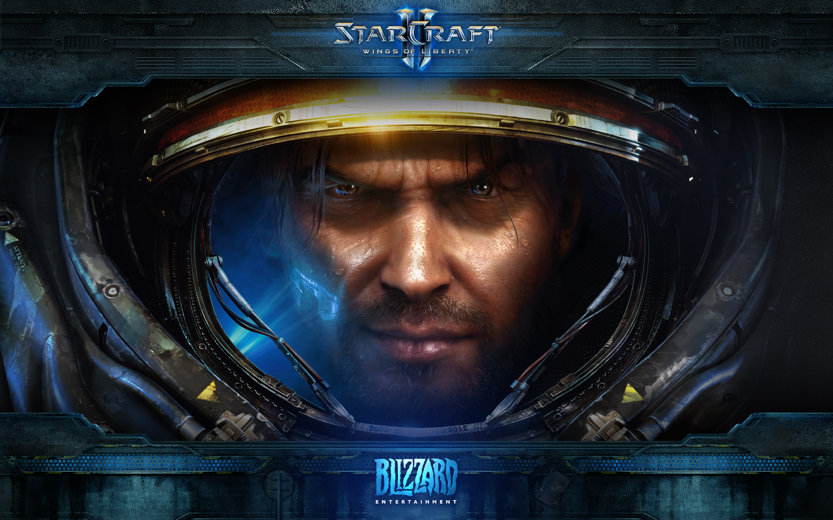 Video Games Starcraft Ii Jim Raynor StarCraft Ii Wings Of Liberty Soldier Armor Beard StarCraft Ii H 1680x1050
