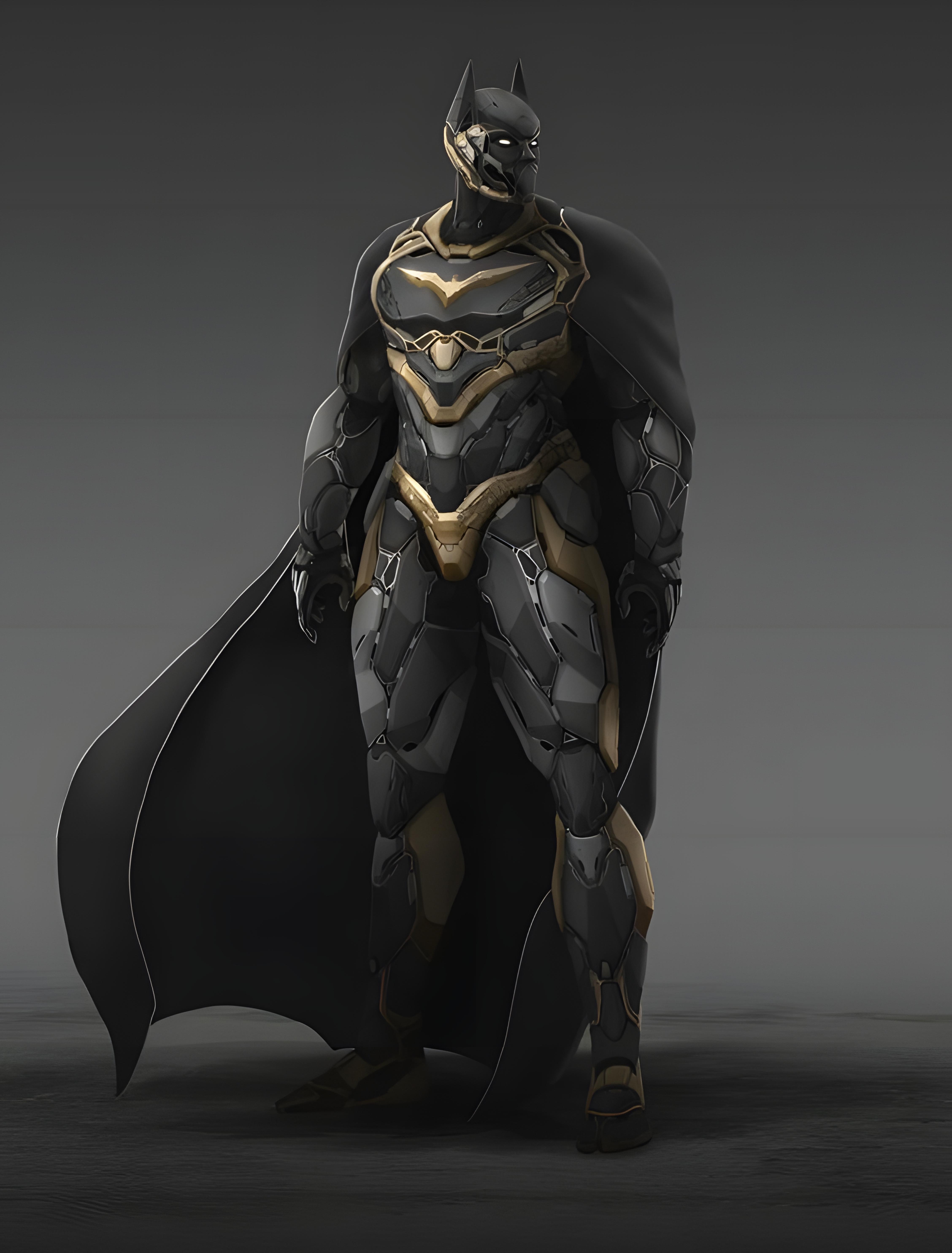 Batman Dark Superhero CGi Armor 4512x5936