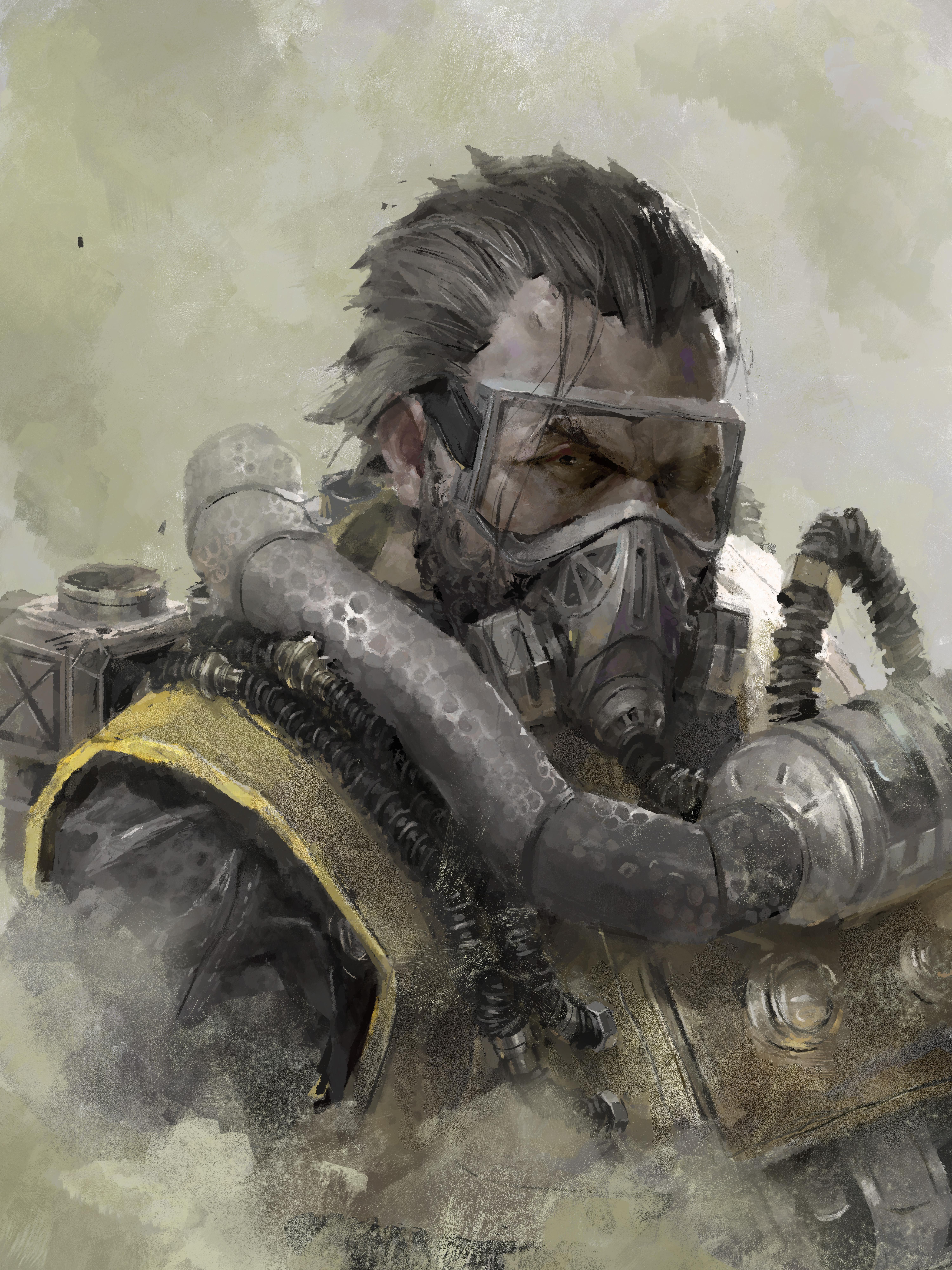Gas Masks Armor Apex Legends Video Games Video Game Man Video Game Characters Mask Artwork Digital A 6000x8000