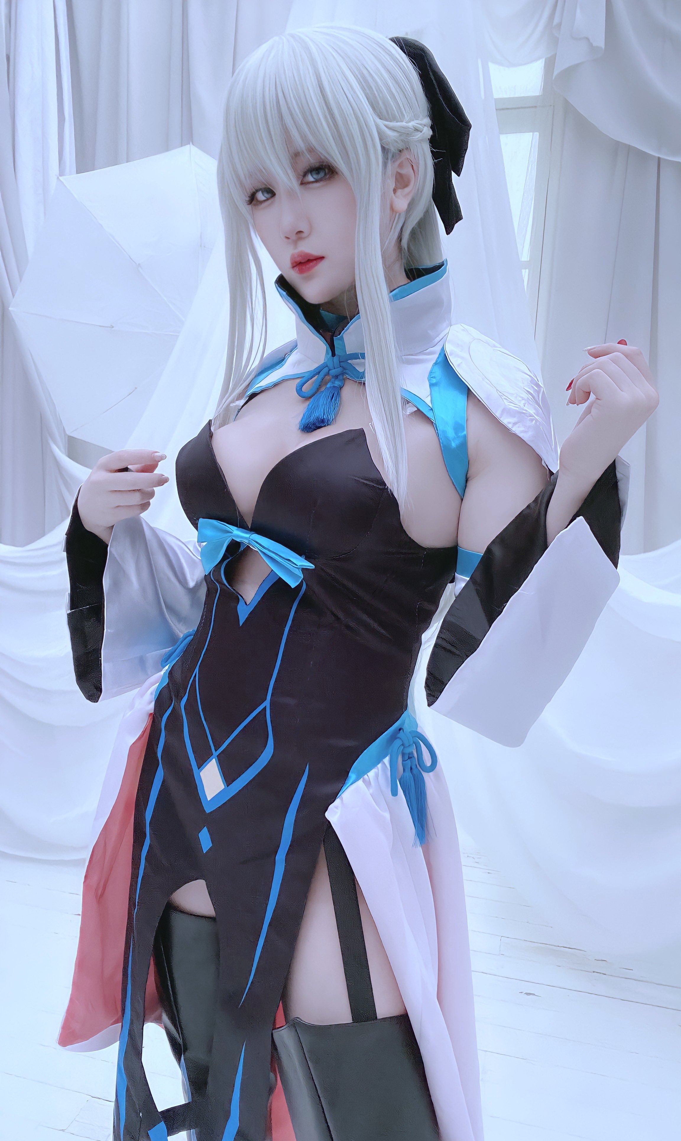 Asian Asian Cosplayer Japanese Japanese Women Cosplay Women Fate Series Fate Grand Order Morgan Le F 2304x3857