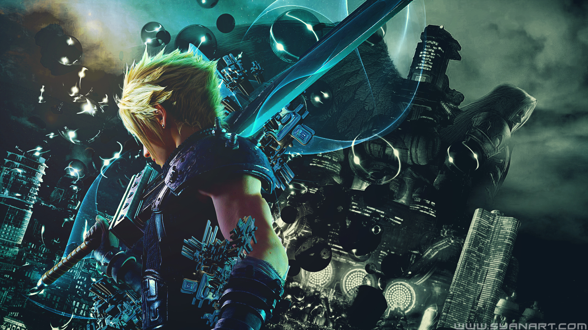 Cloud Strife Sephiroth Final Fantasy 1920x1080