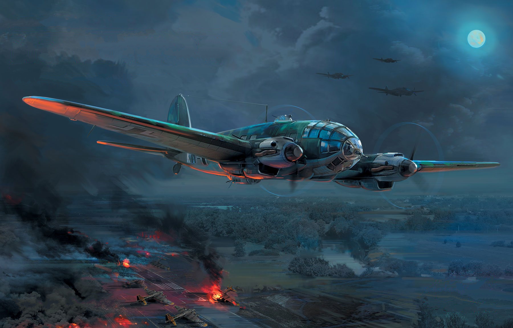 World War War World War Ii Military Military Aircraft Aircraft Airplane Bomber Germany Luftwaffe Air 1800x1152