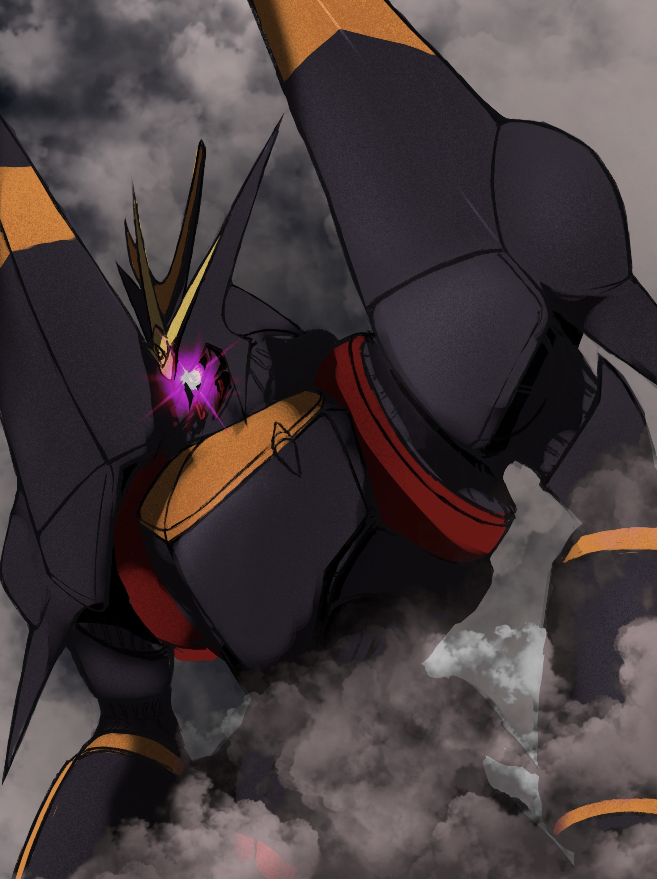 Aim For The Top Gunbuster Anime Mechs Super Robot Taisen Artwork Digital Art Fan Art 2125x2842