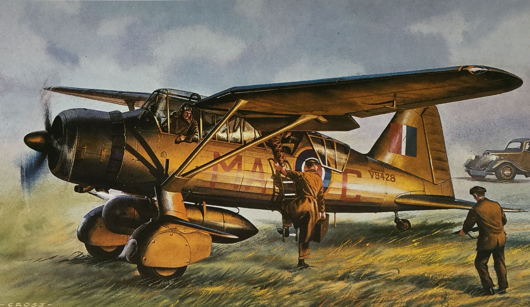 World War Ii Military Military Aircraft War Airplane Biplane Westland Lysander Royal Air Force Brita 2048x1186