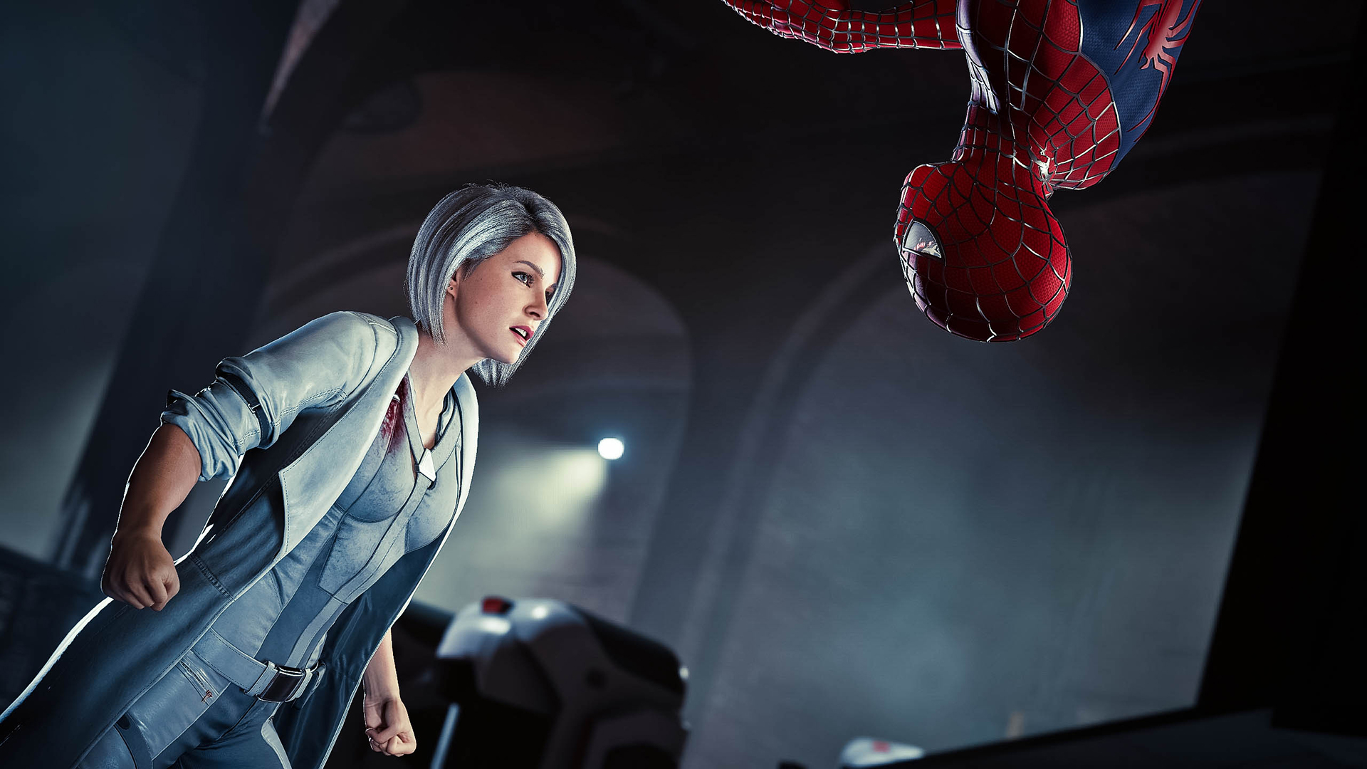 Spider Man 2018 Spider Man Silver Sable Video Games Superhero Video Game Girls Video Game Characters 1920x1080