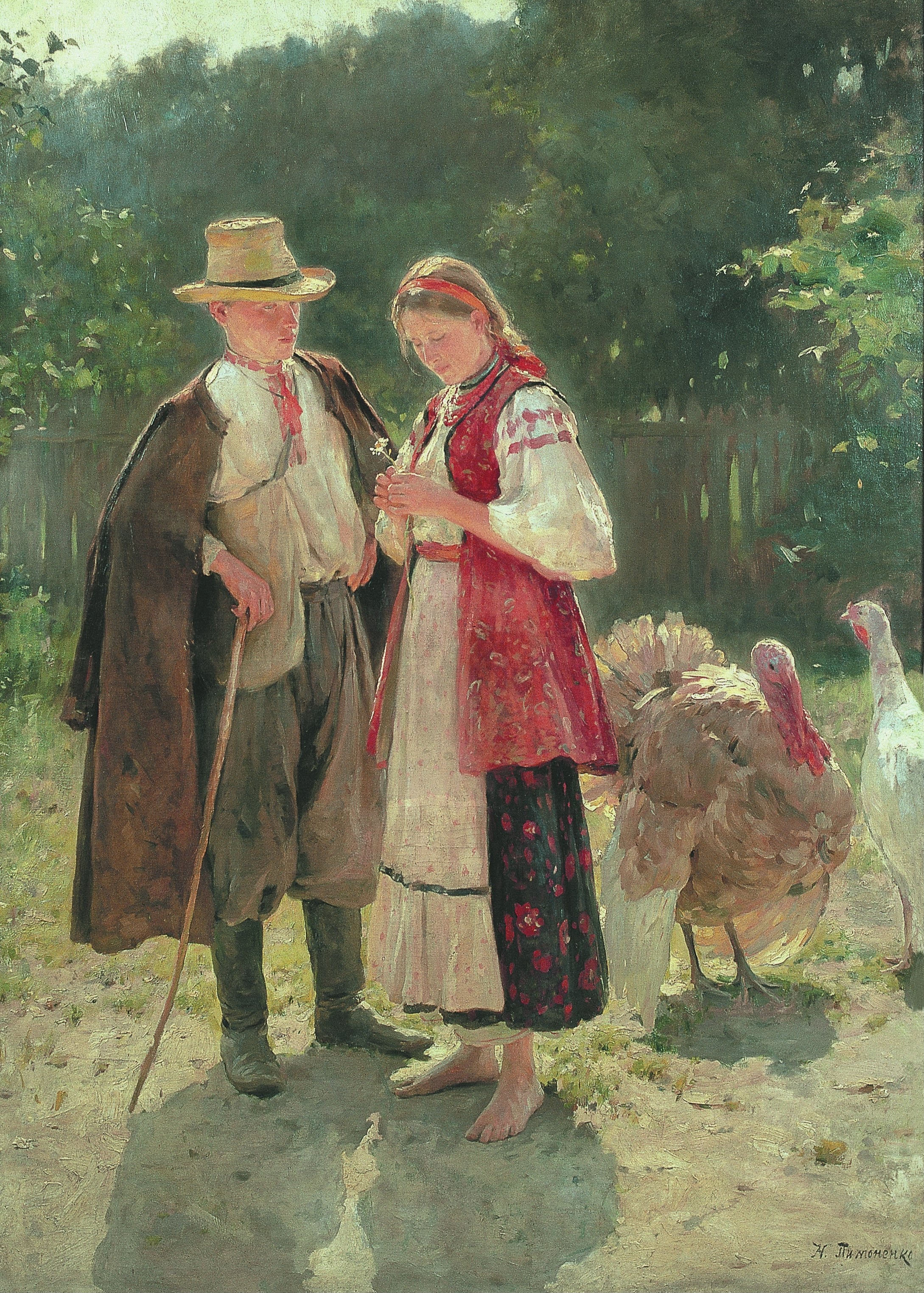 Mykola Pymonenko Traditional Art Classic Art Oil Painting Vertical Ukraine 2178x3047