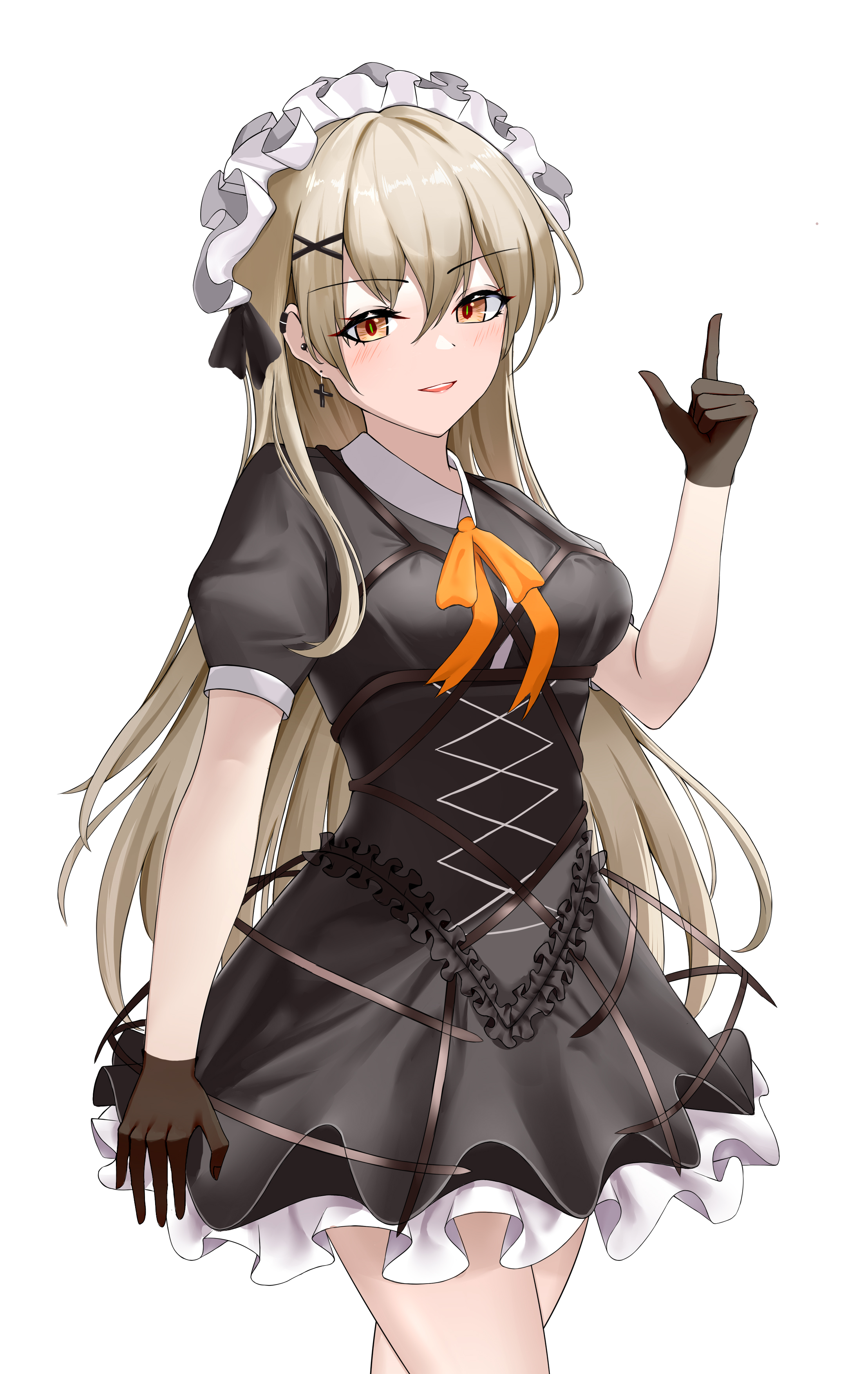 Anime Anime Girls PPK Girls Frontline Long Hair Blonde Artwork Digital Art Fan Art Girls Frontline 2216x3508