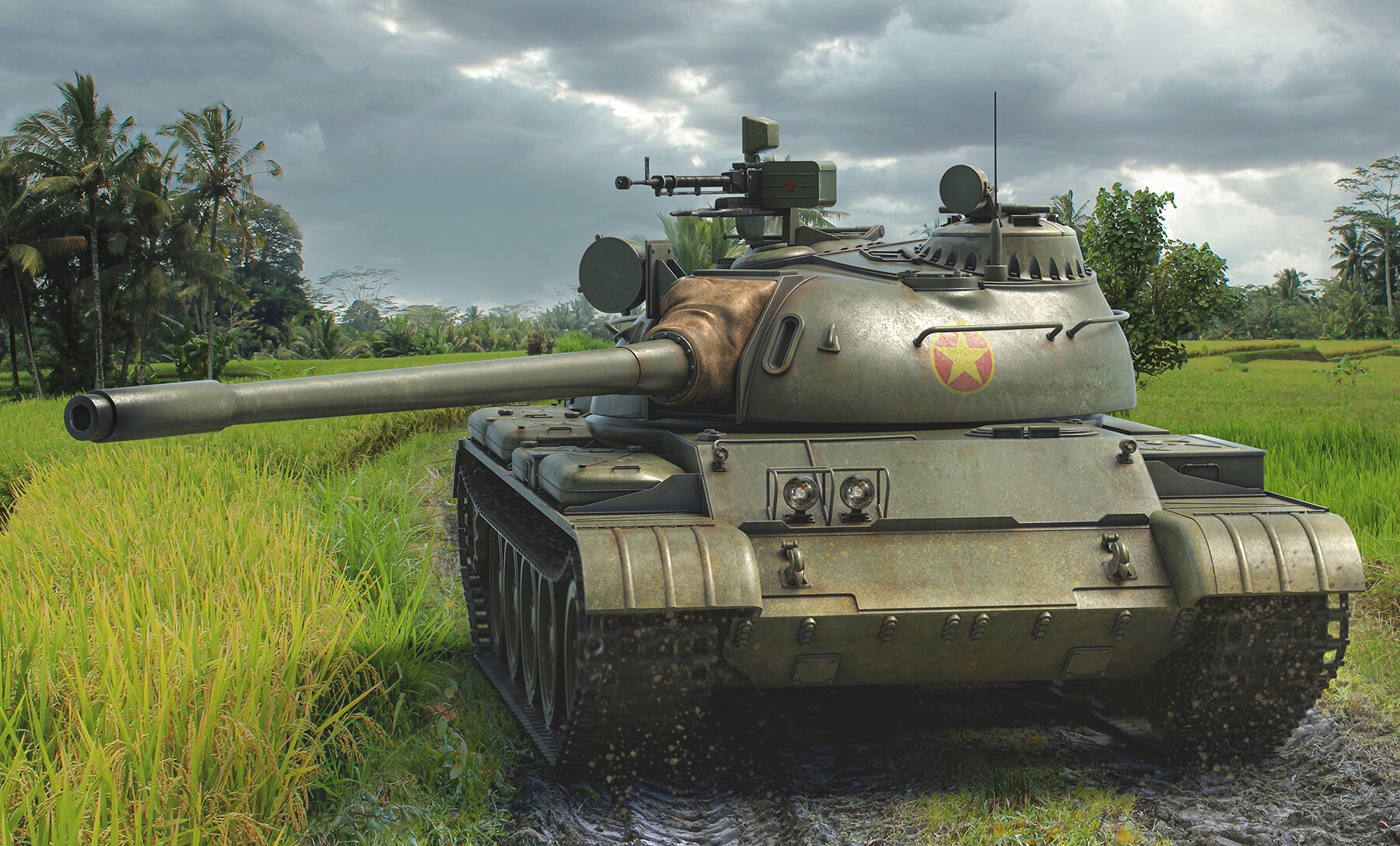Tank Army Military Sky 1800x1088